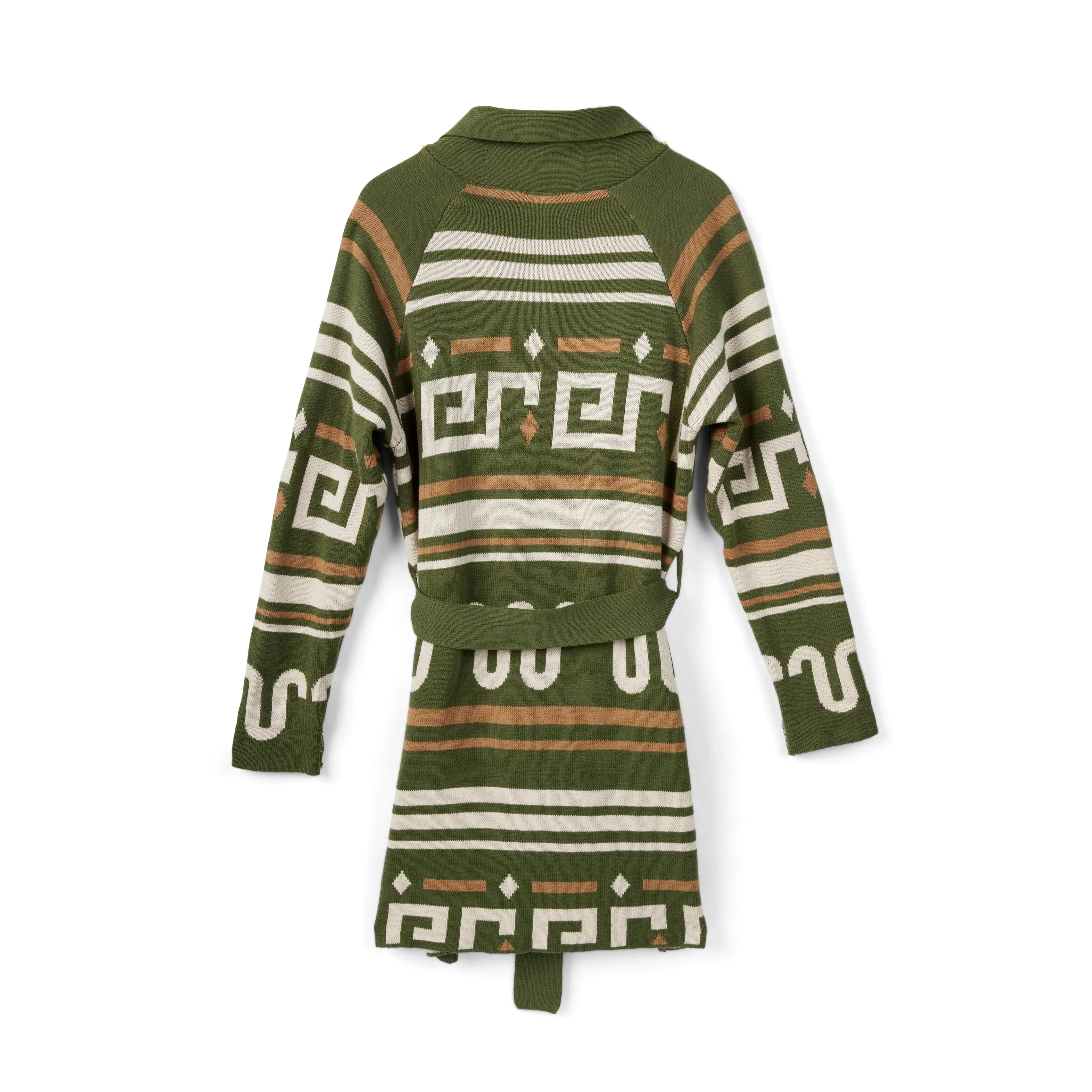 Women's Blanket Pattern Long Cardigan - Image 2