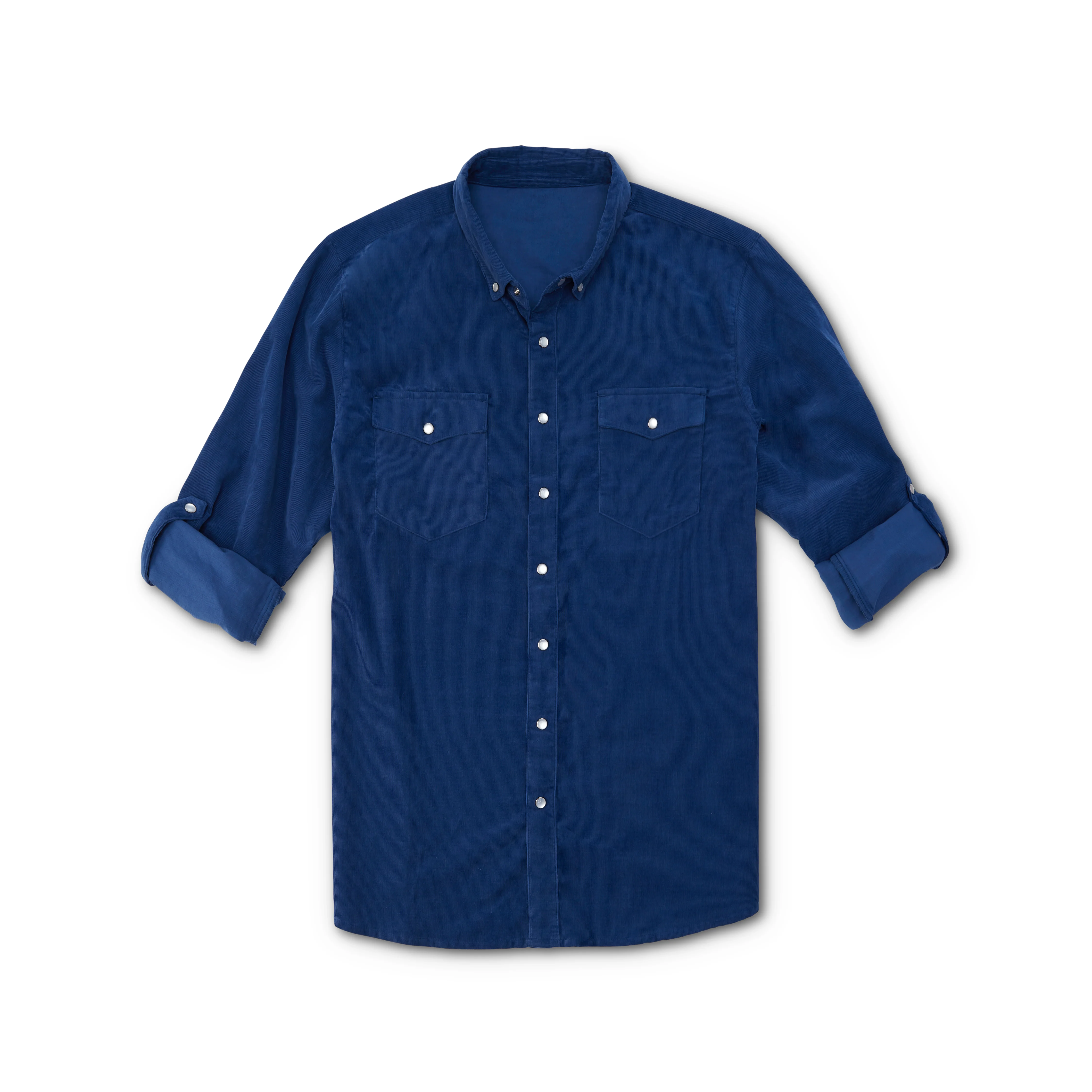 Men's Corduroy Pearl Snap Western Shirt - Image 5