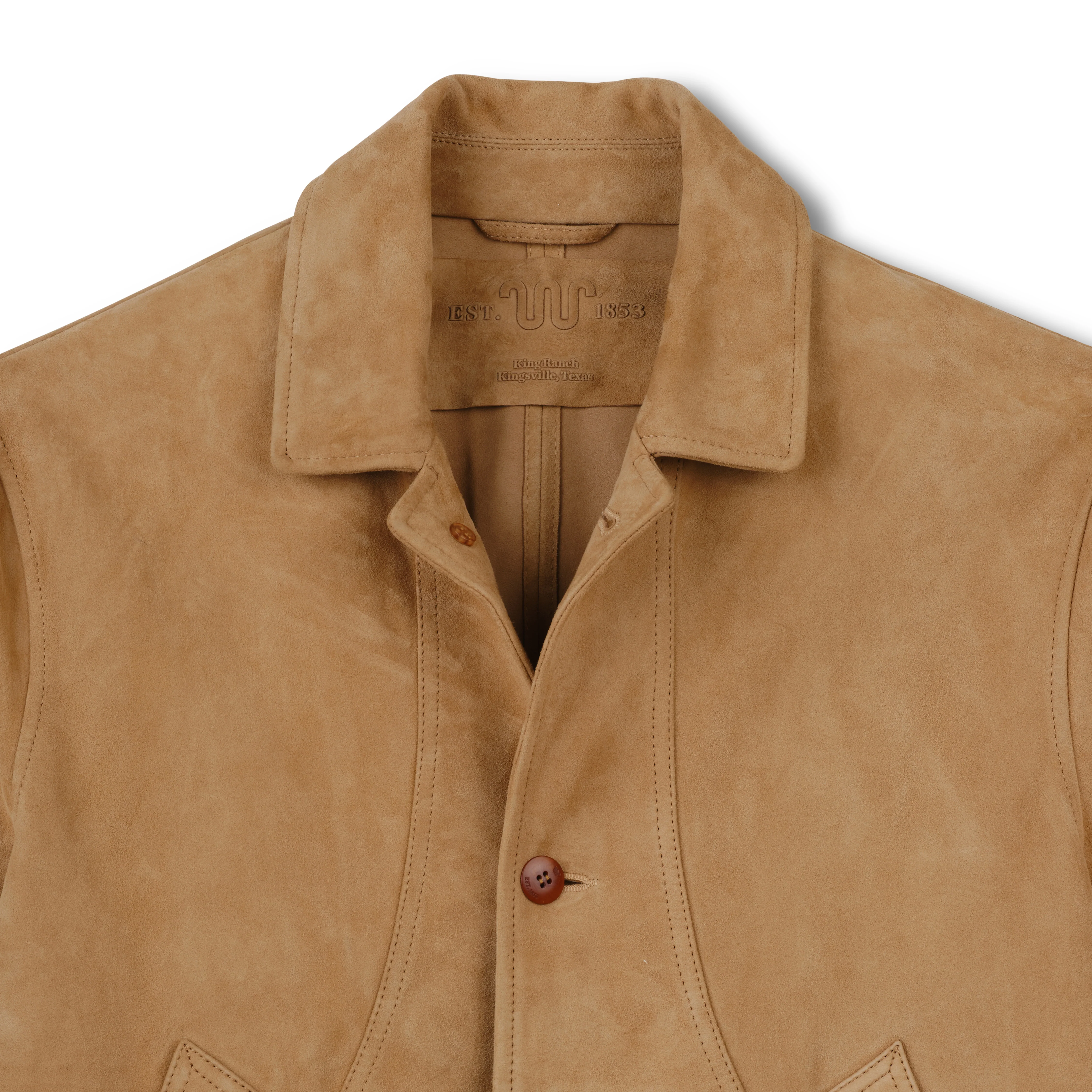 Men's Goat Suede Field Coat - Image 5