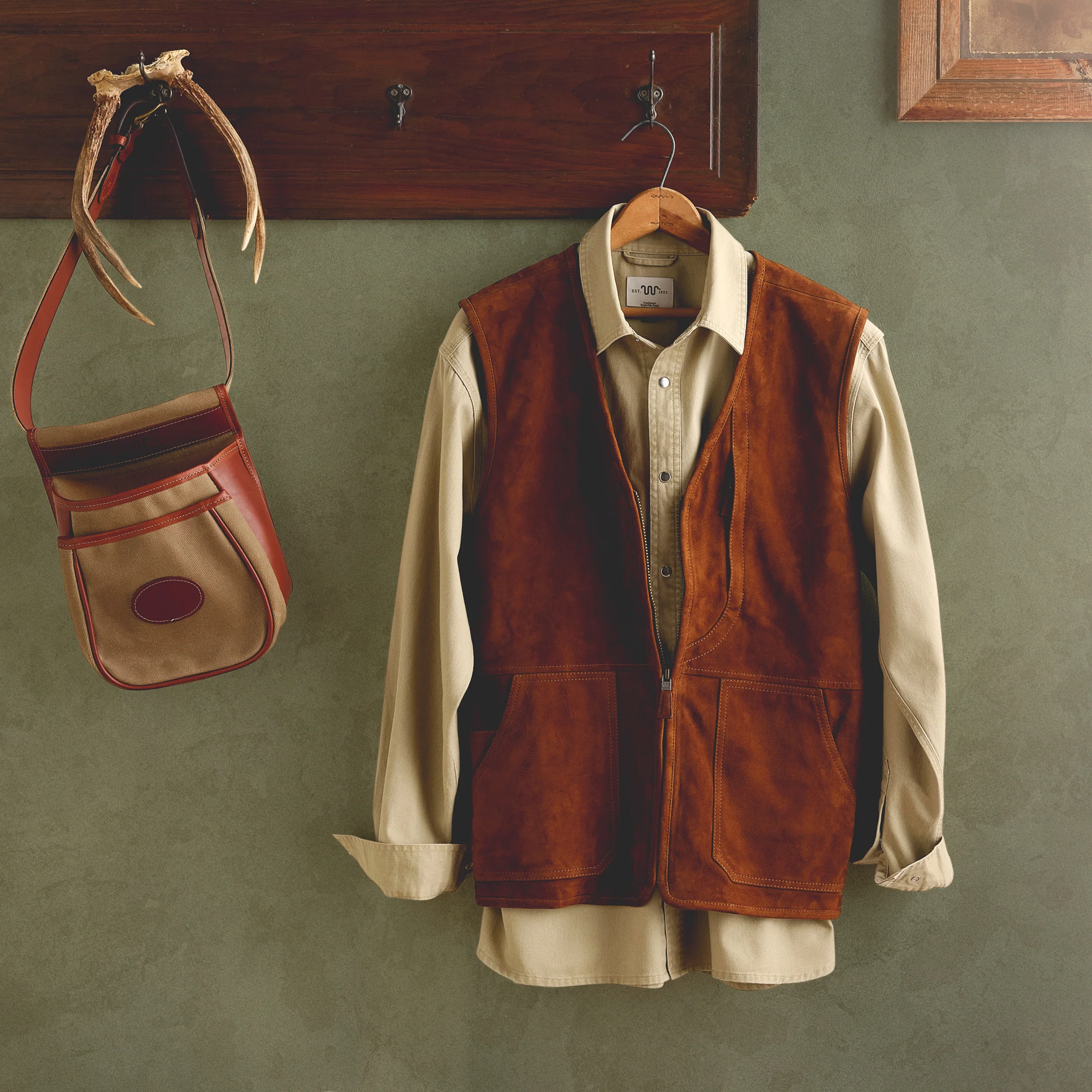 Men's Goat Suede Field Vest - Image 6