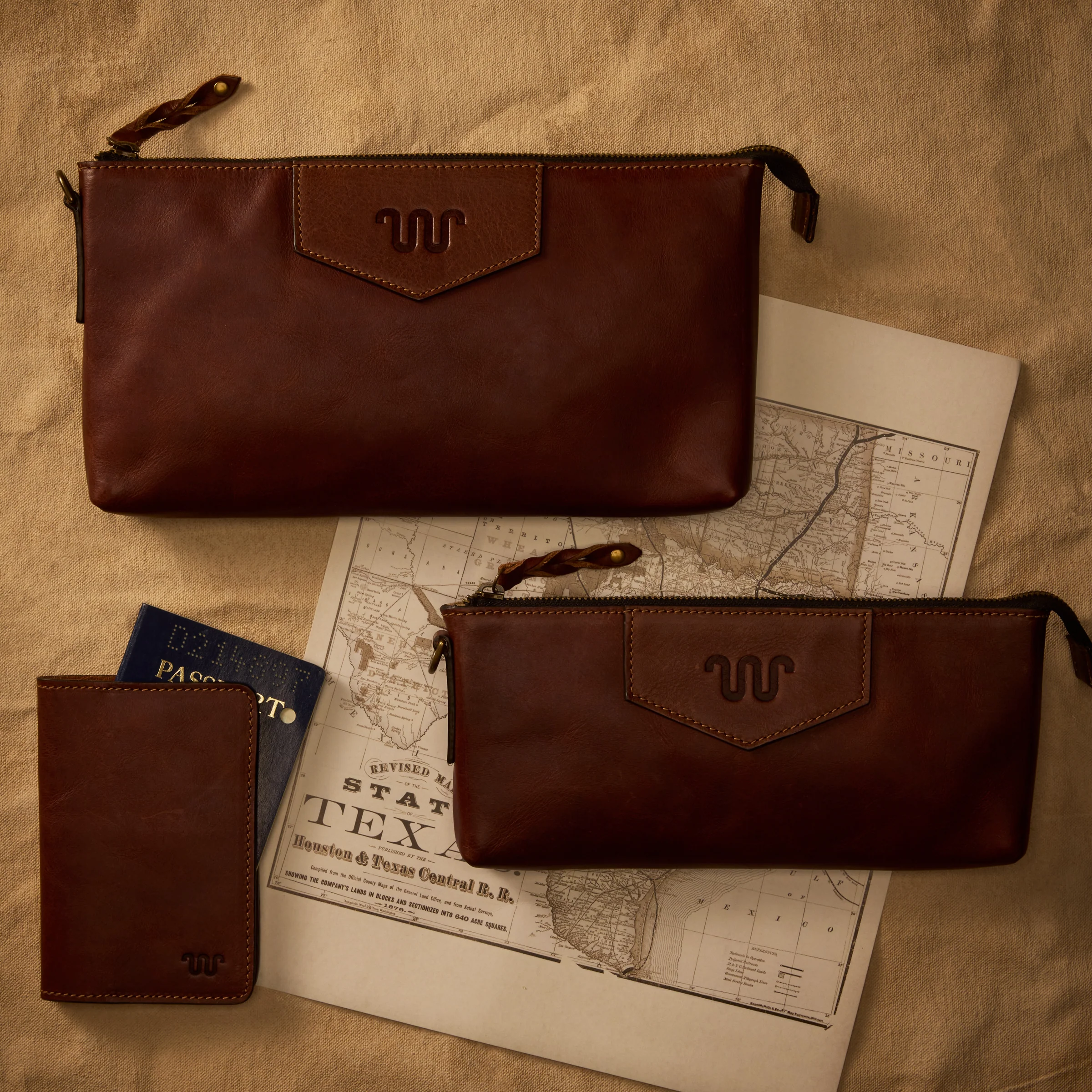 Kineño Leather Catch All, Large