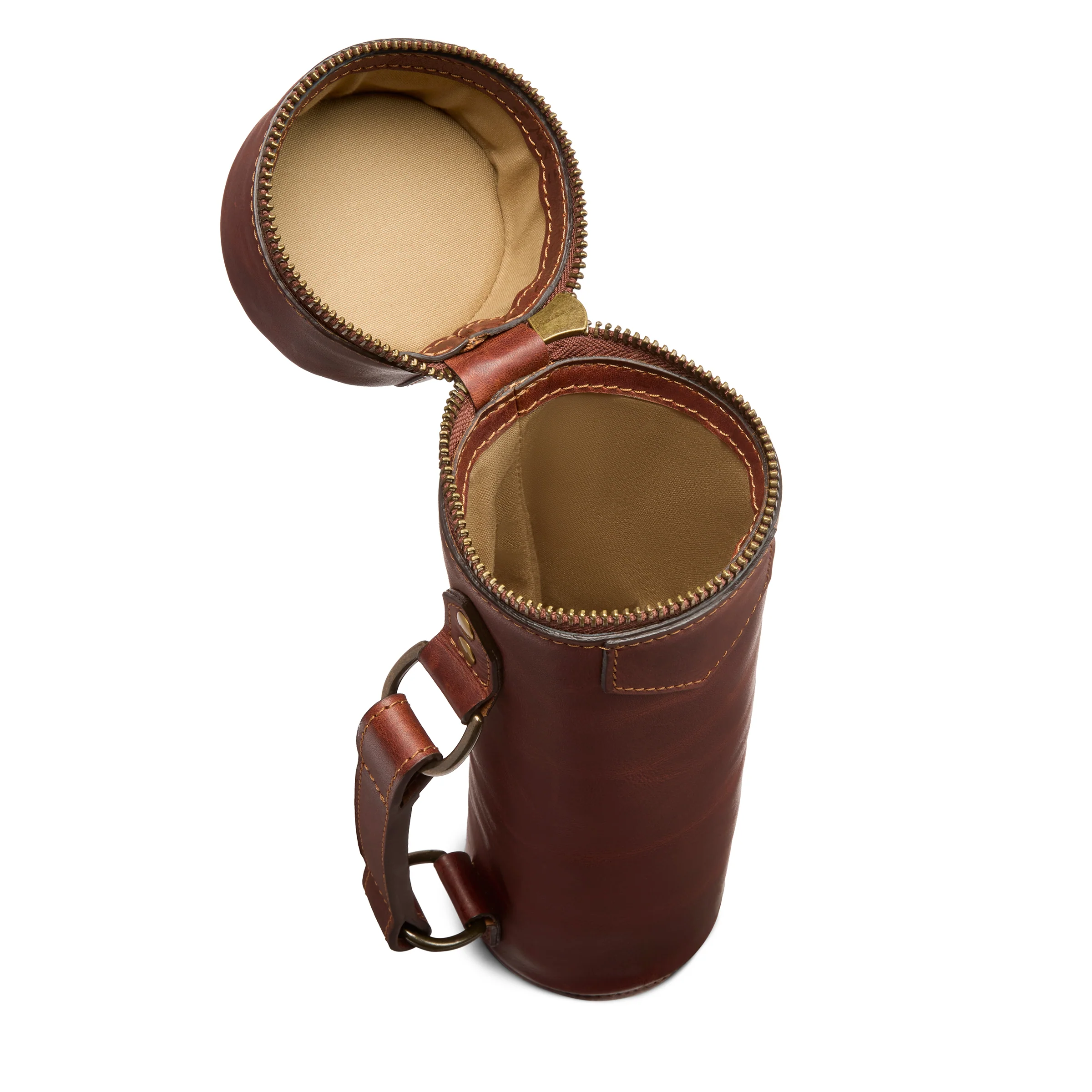 Kineño Leather Single Bottle Wine Carrier - Image 4