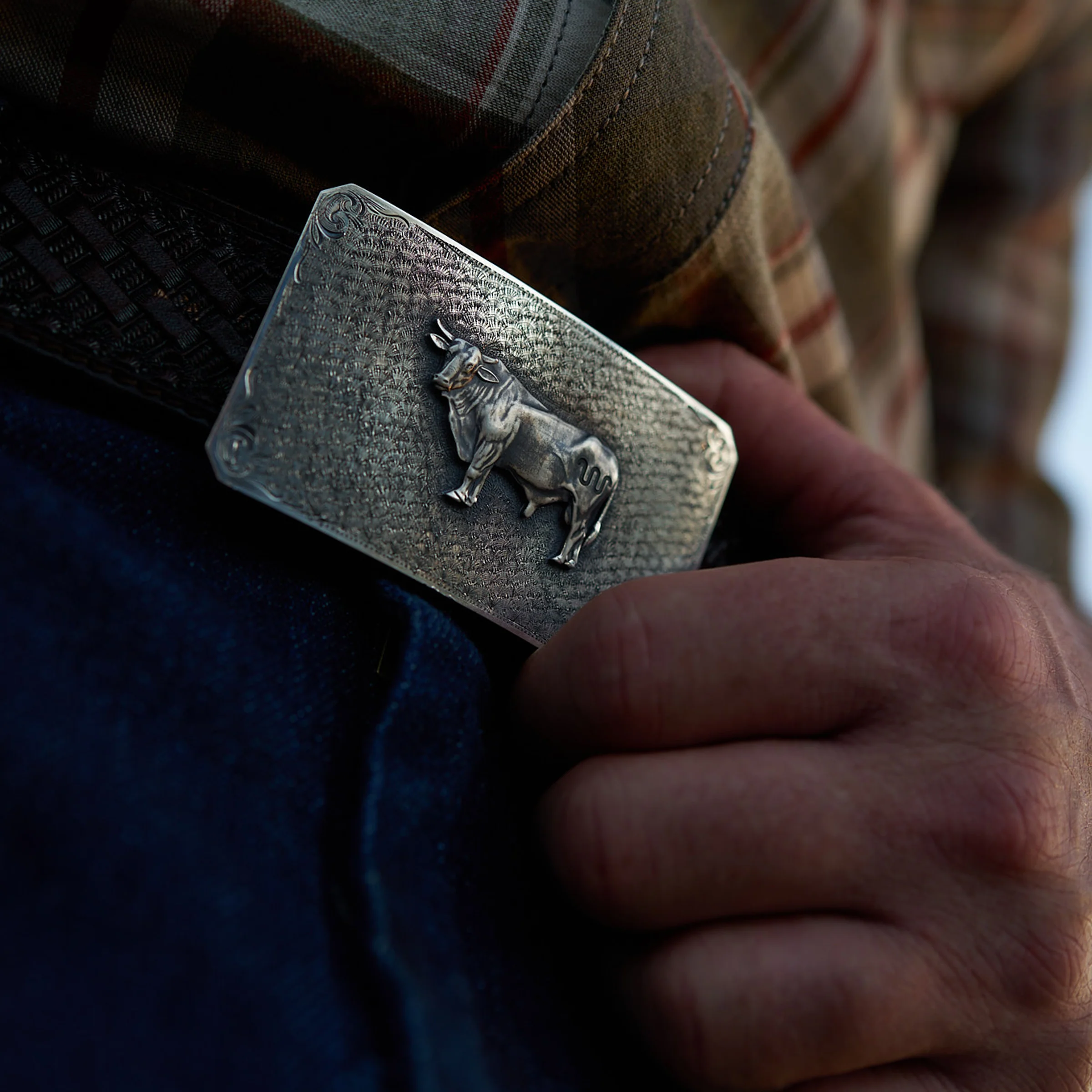 King Ranch X Clint Orms Bull Belt Buckle - Image 10