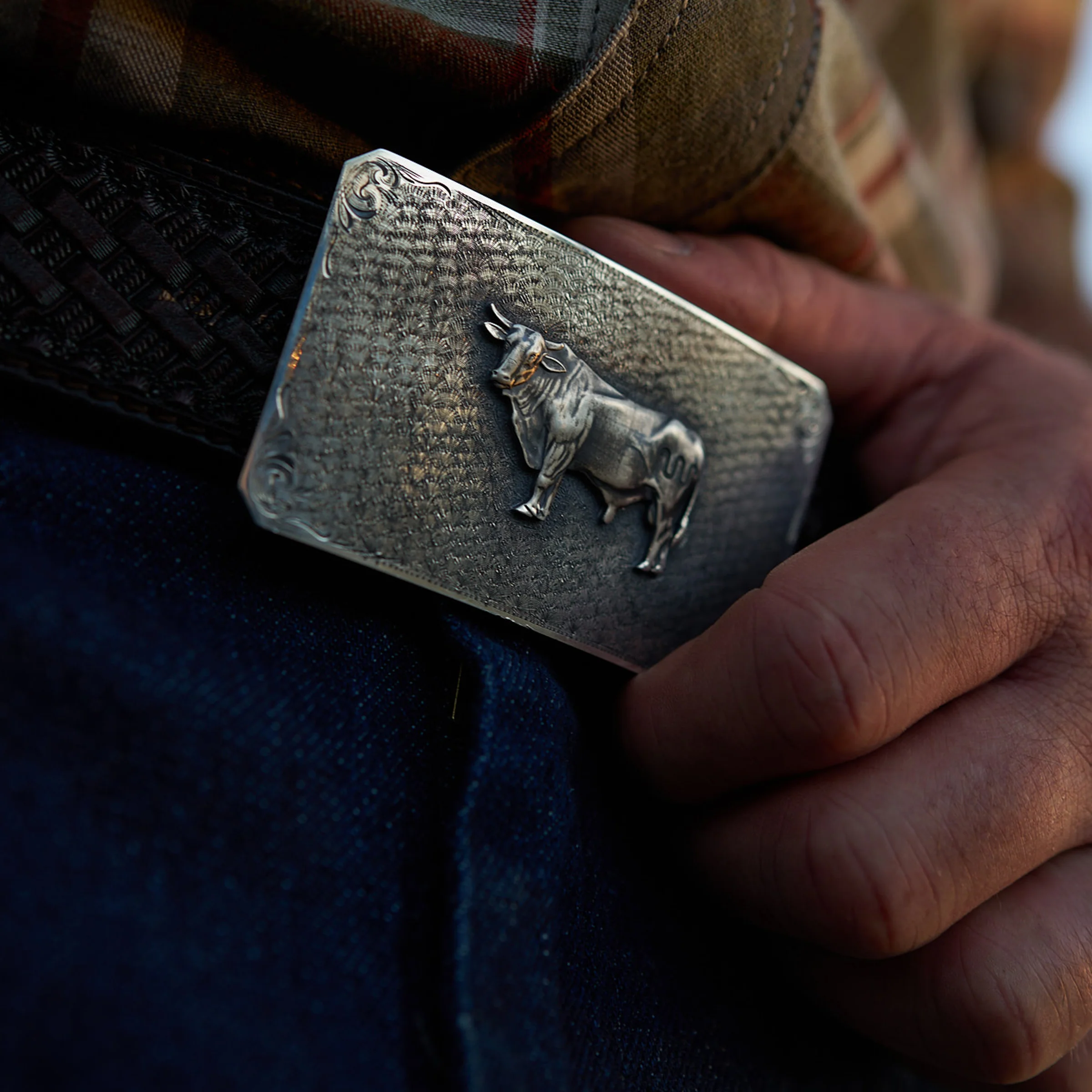 King Ranch X Clint Orms Bull Belt Buckle - Image 9