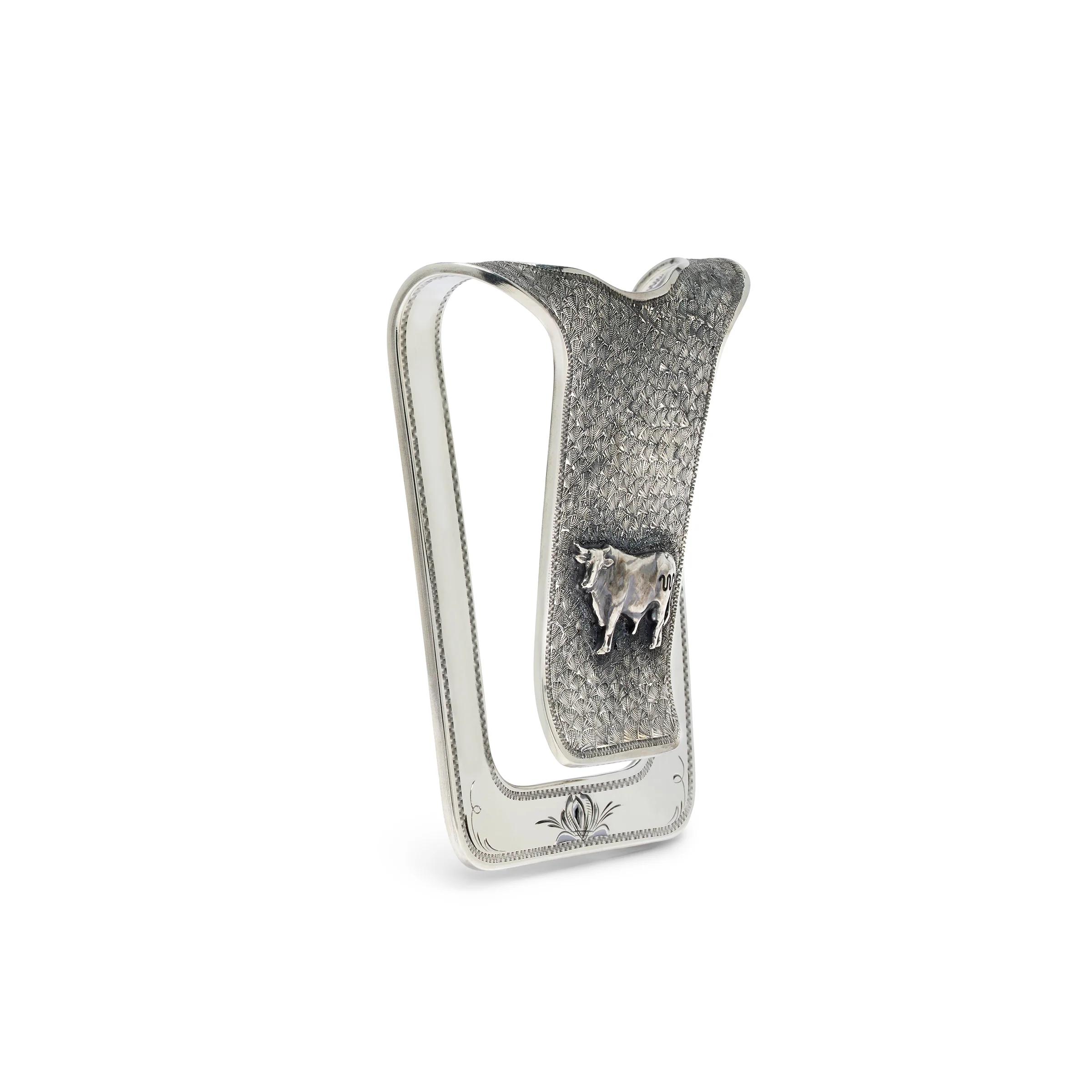 King Ranch X Clint Orms Bull Money Clip - Image 3
