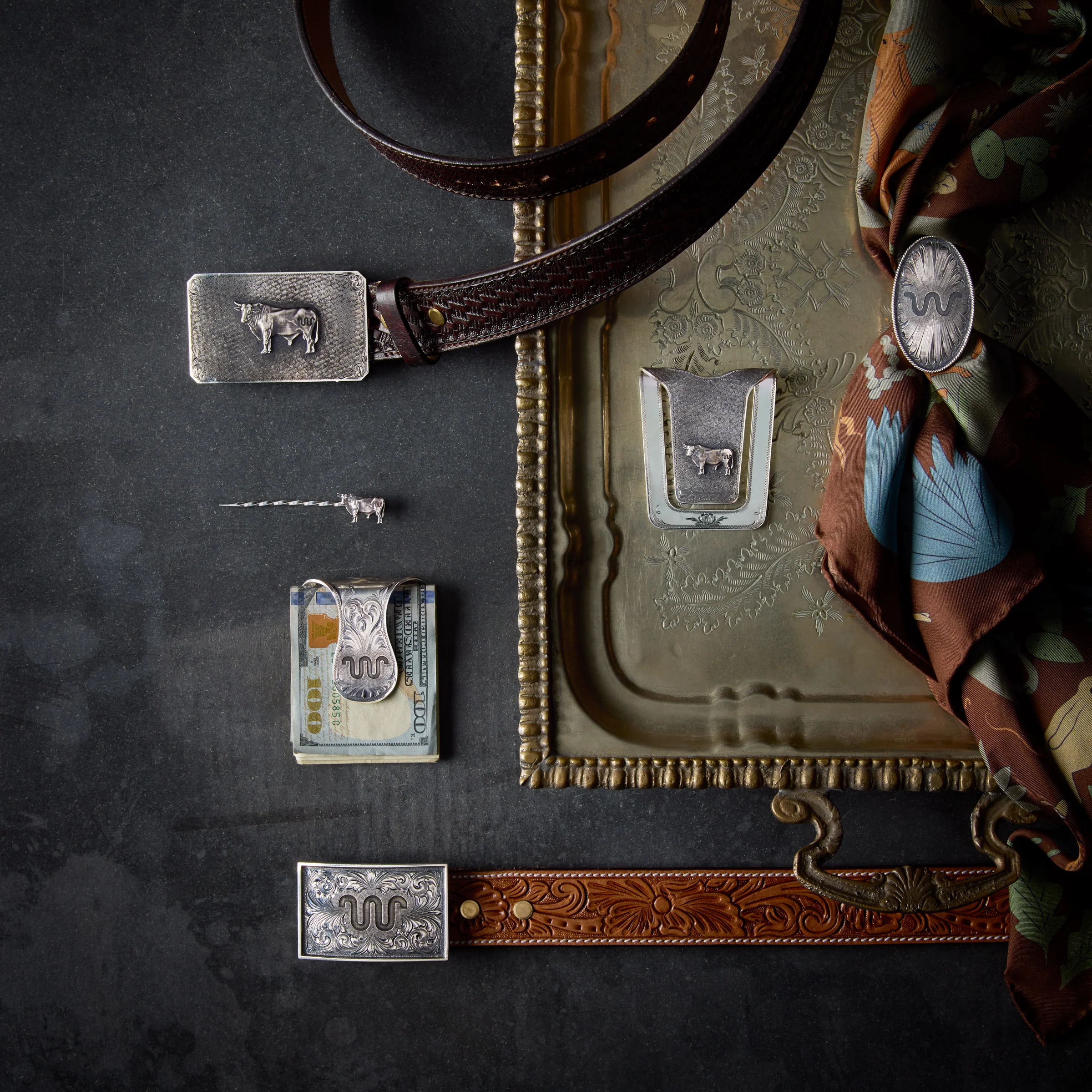 King Ranch X Clint Orms Bull Belt Buckle - Image 8