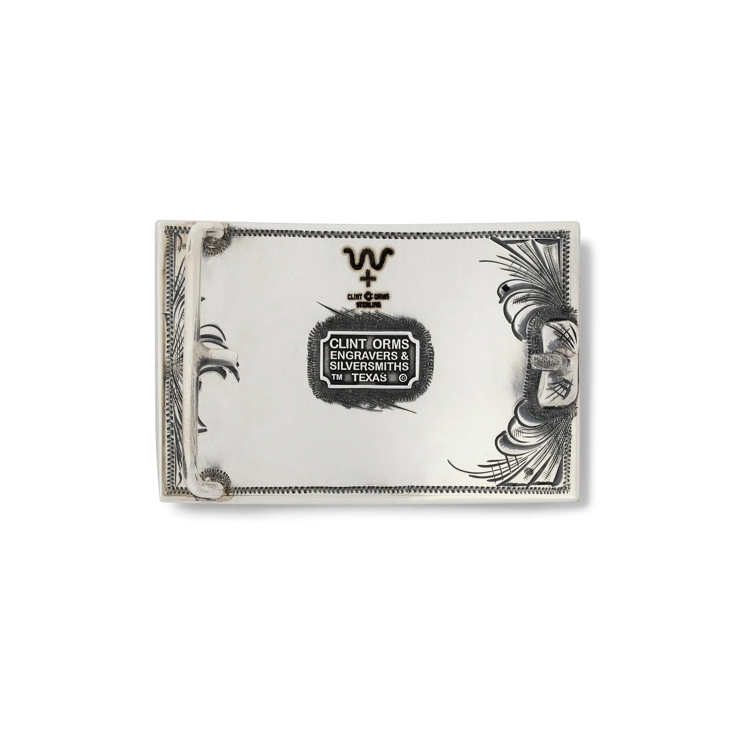 King Ranch X Clint Orms W Belt Buckle - Image 3