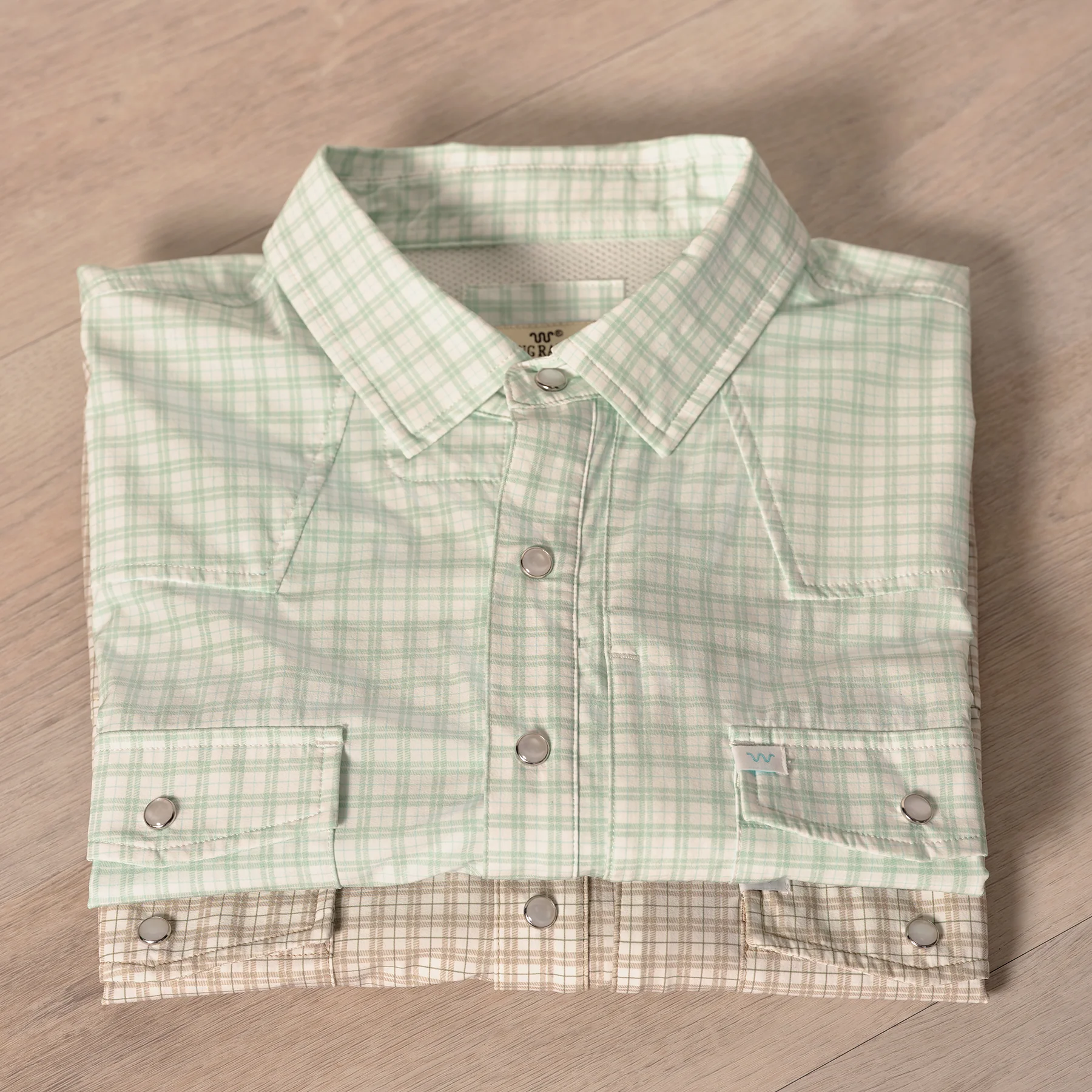 Men's Laguna Madre Short Sleeve Performance Pearl Snap Shirt - Image 10