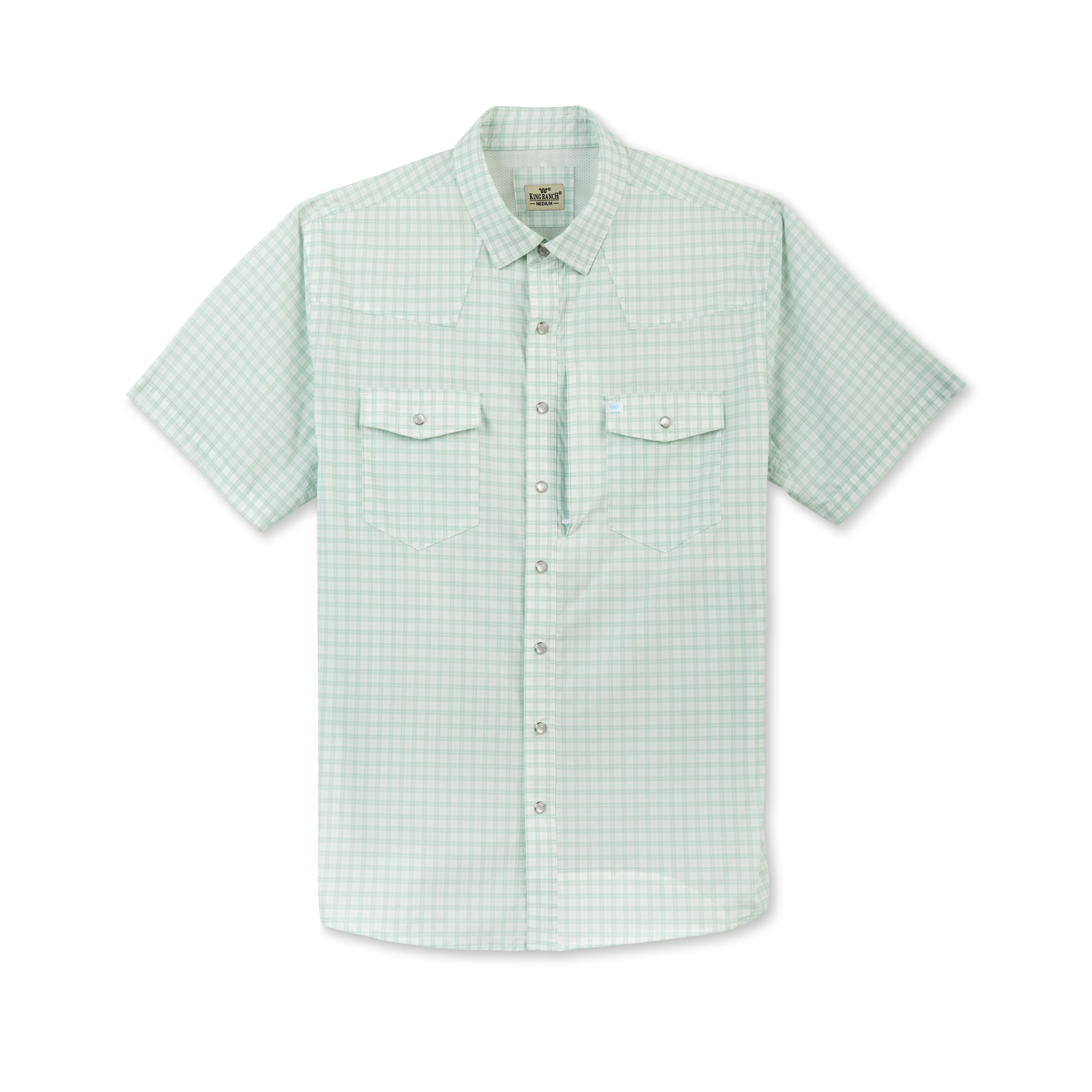 Men's Laguna Madre Short Sleeve Performance Pearl Snap Shirt - Image 8