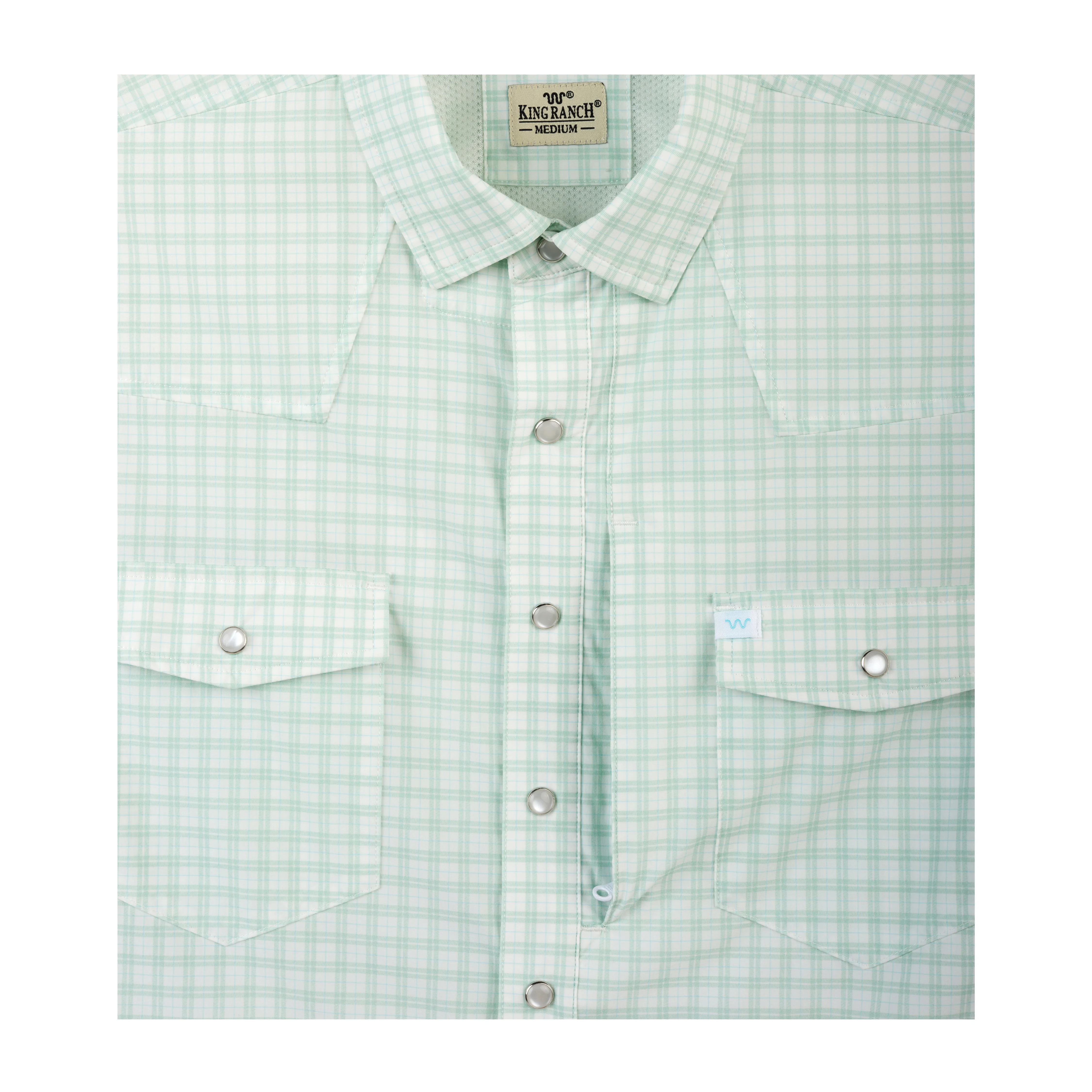 Men's Laguna Madre Short Sleeve Performance Pearl Snap Shirt - Image 9