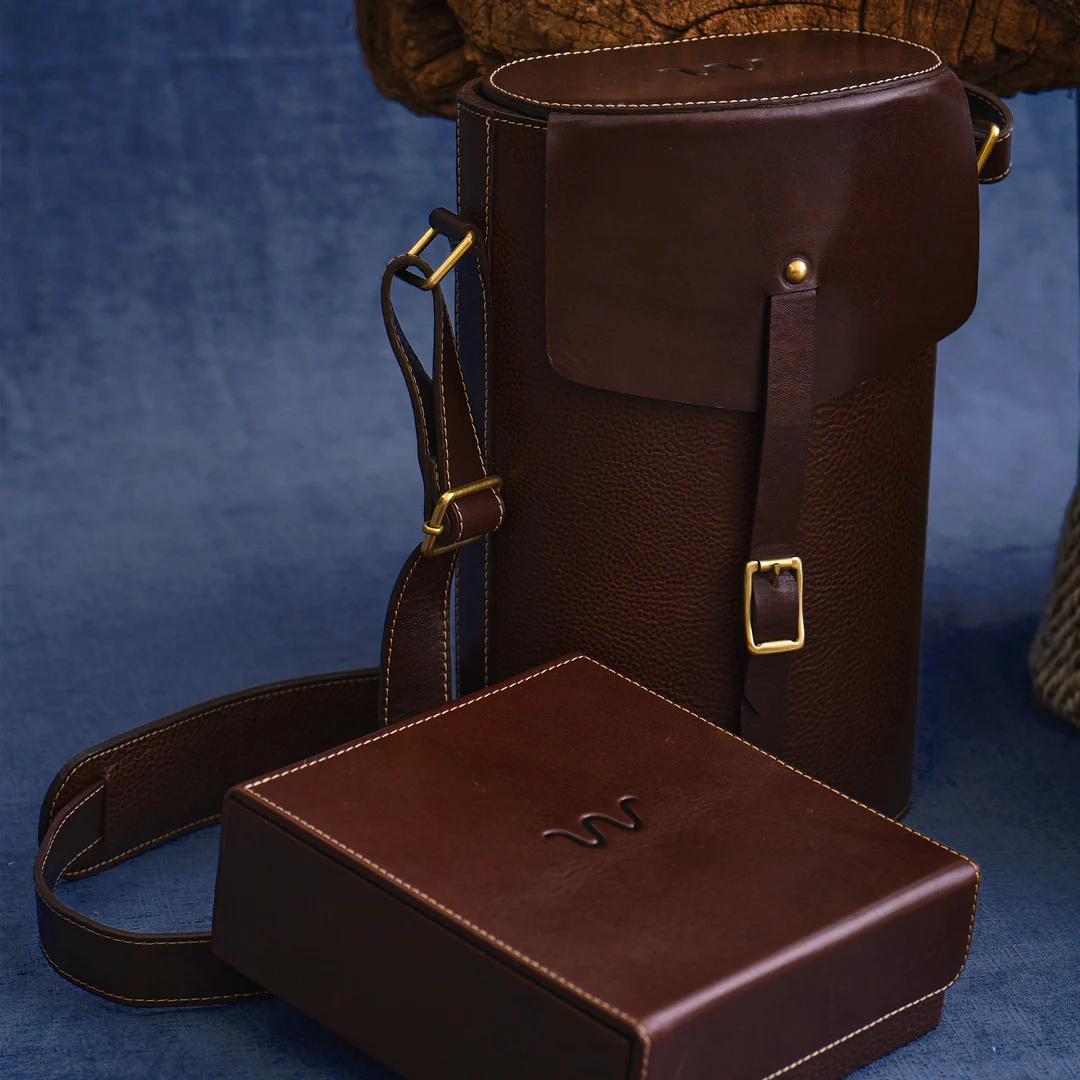 Laureles Saddle Bag Wine & Whisky Tote - Image 6