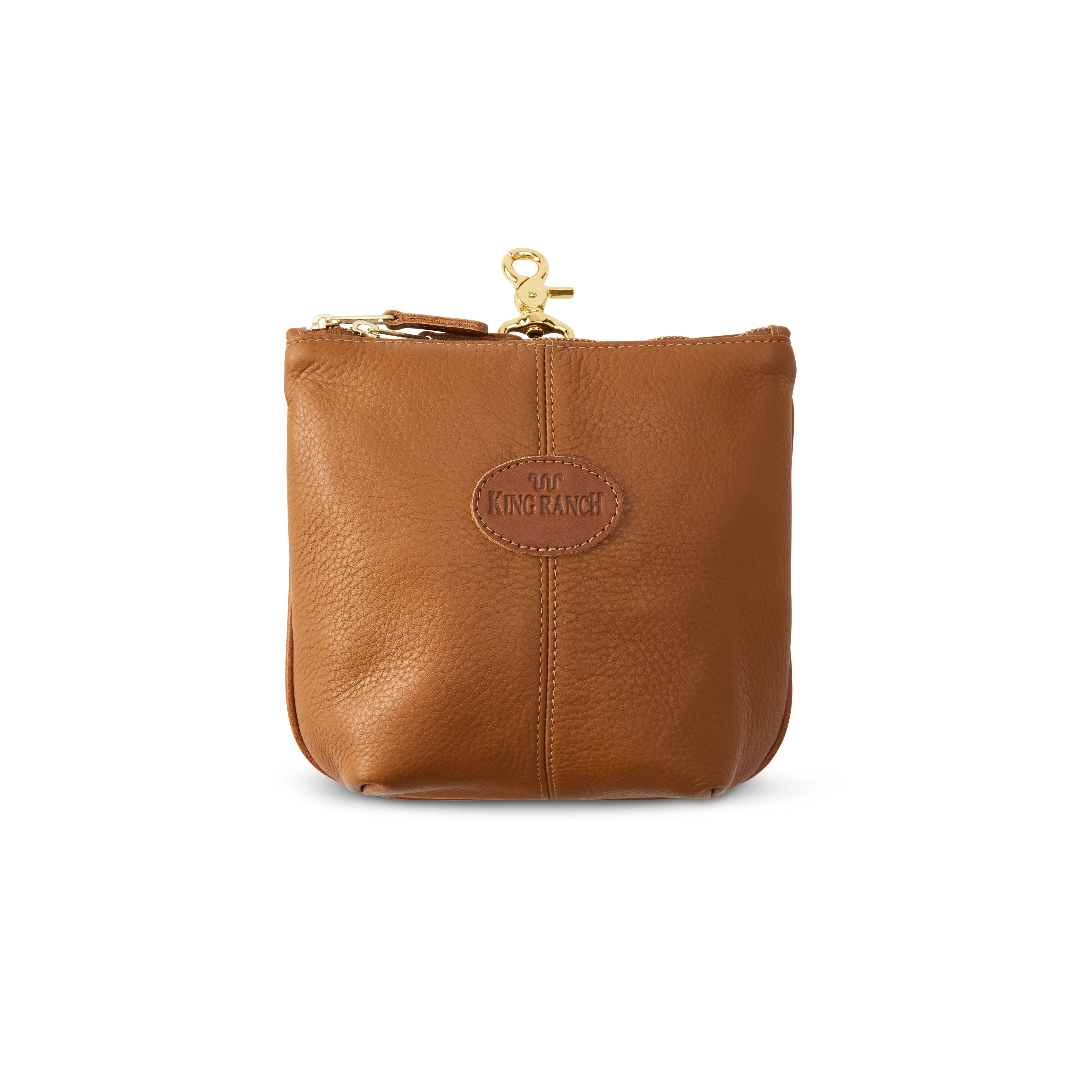 Leather Golf Valuables Pouch - Image 2