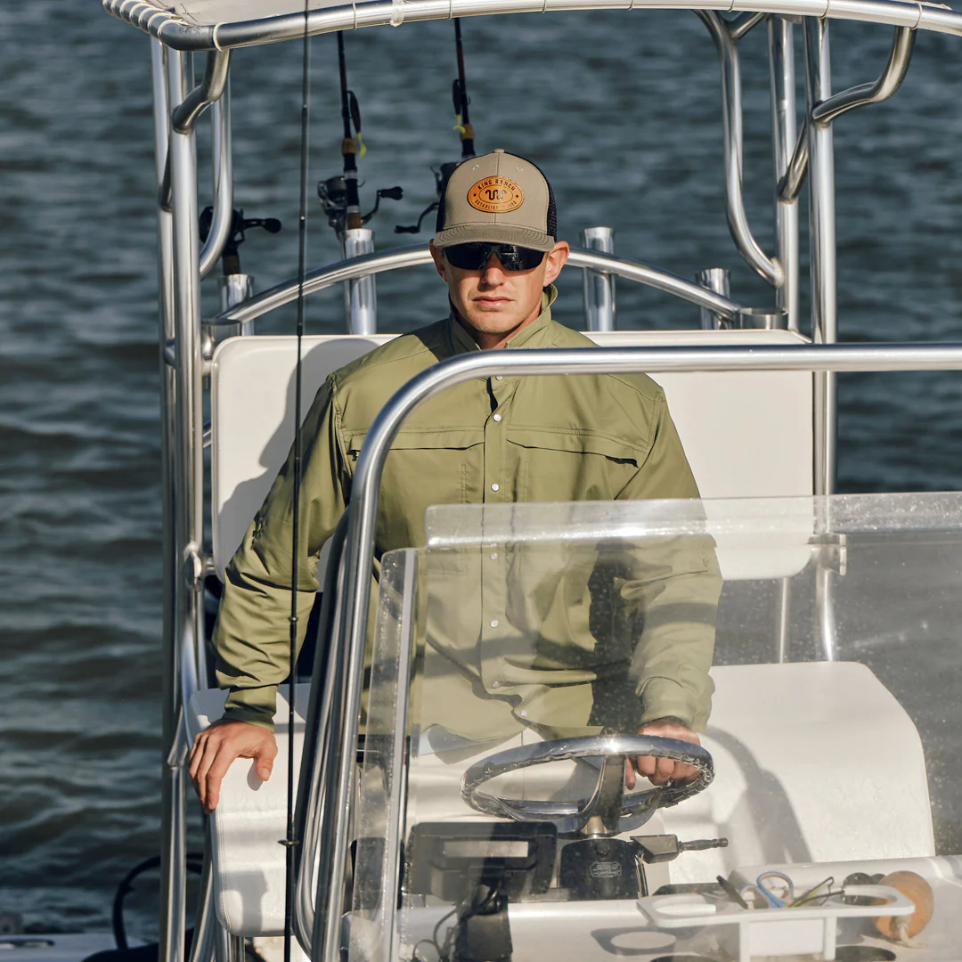 Running W Leather Patch Cap - Image 5