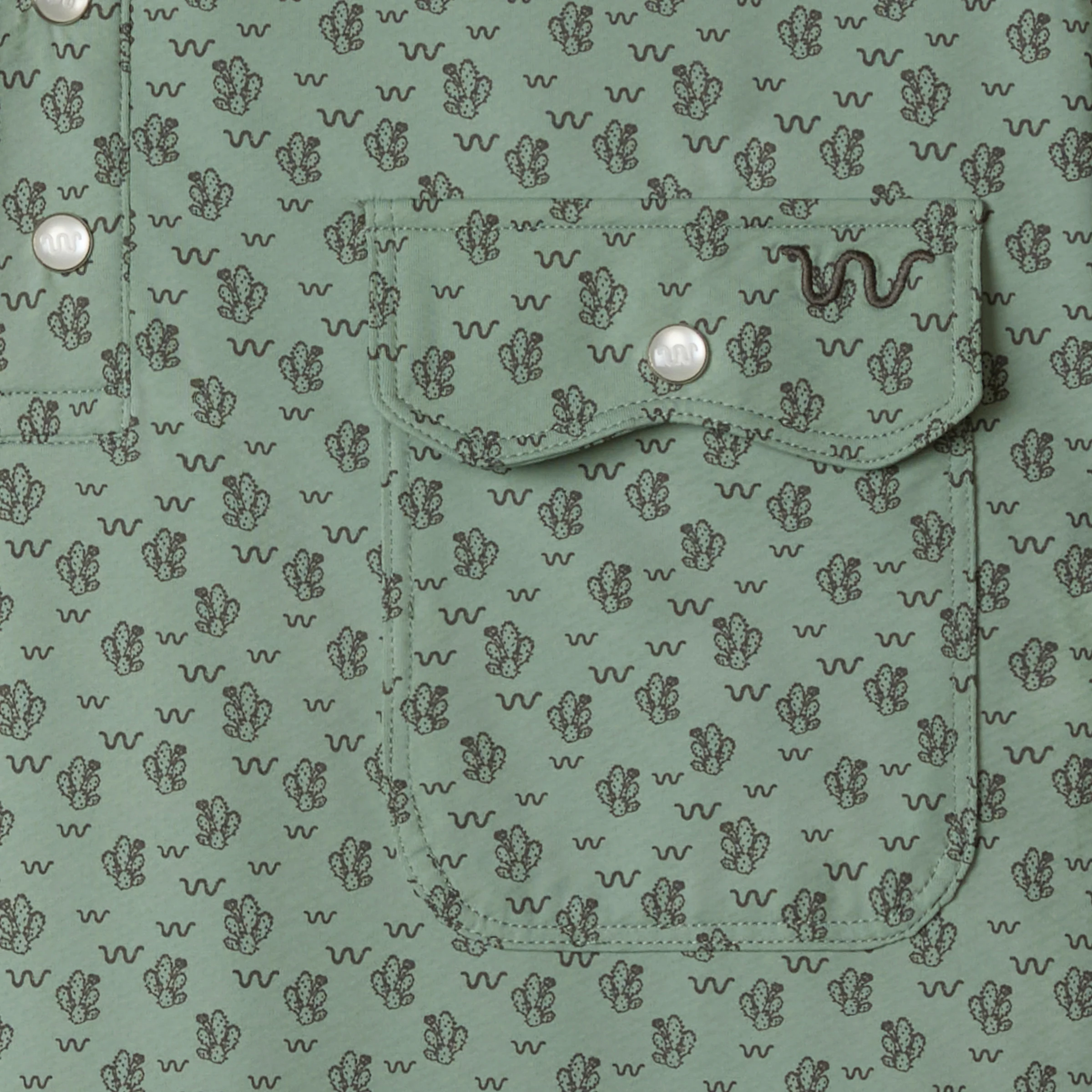 Men's Blue Norther® Ranch Polo, Cactus - Image 4