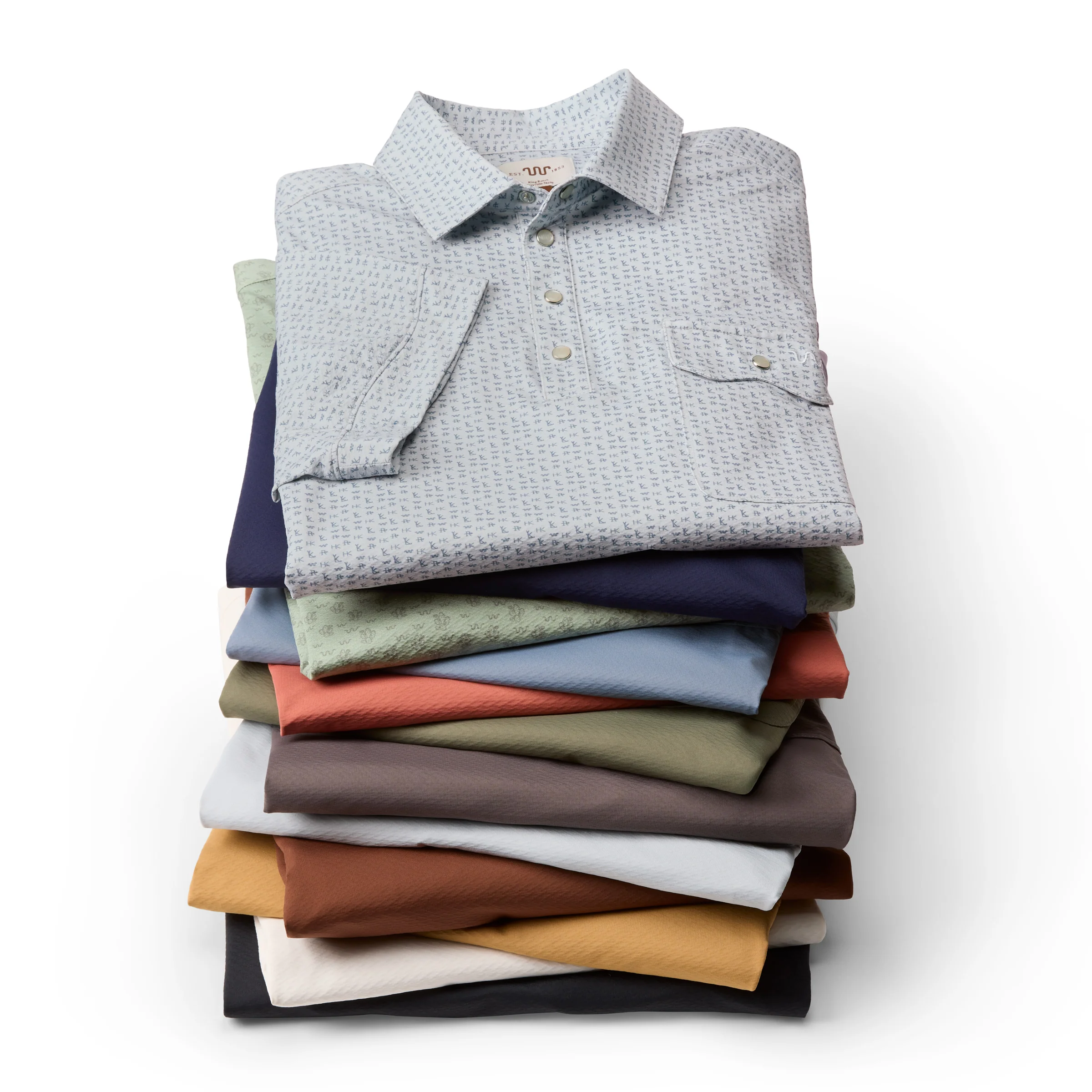 Men's Blue Norther® Ranch Polo, Cactus - Image 6