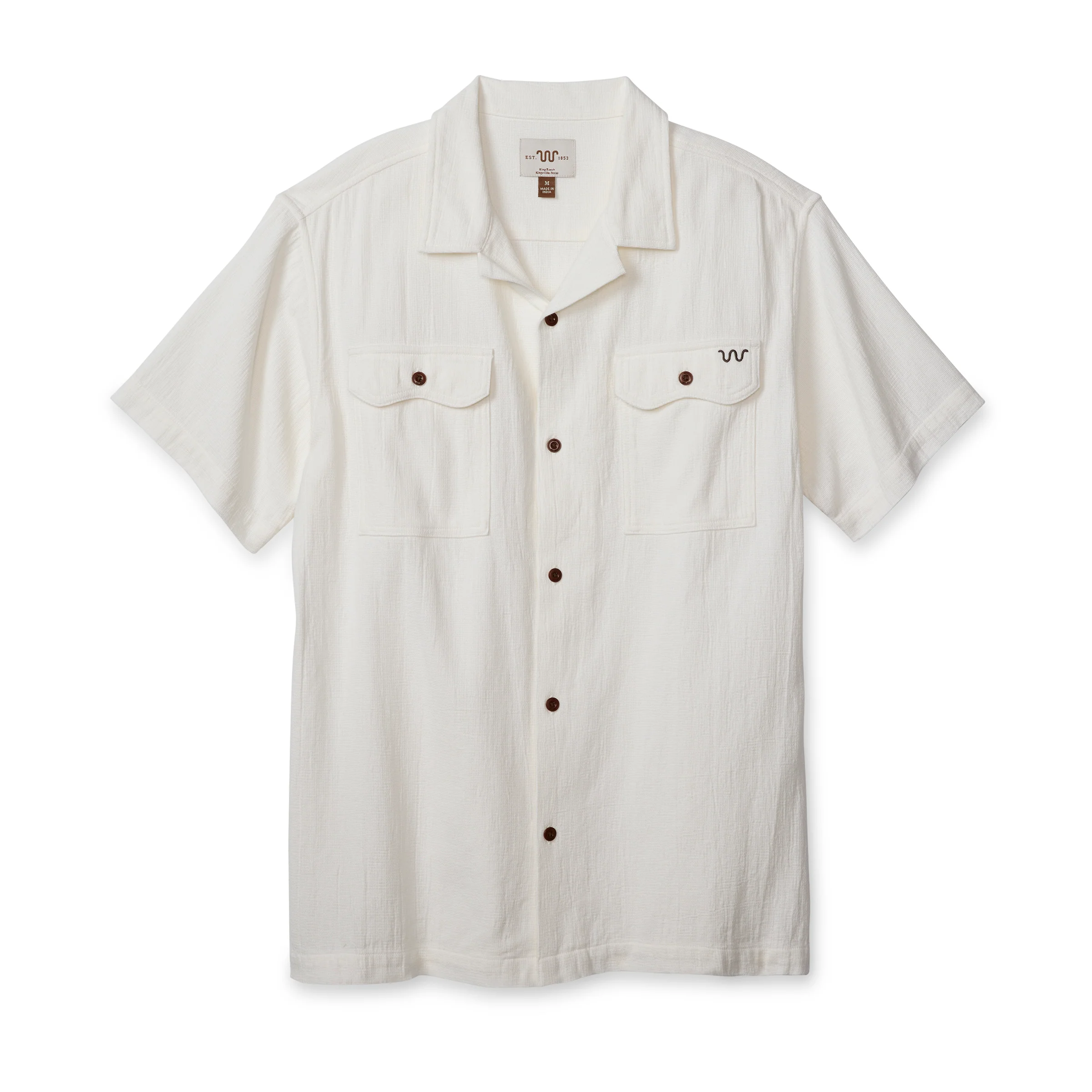 Men's Canelo Basketweave Camp Shirt - Image 7