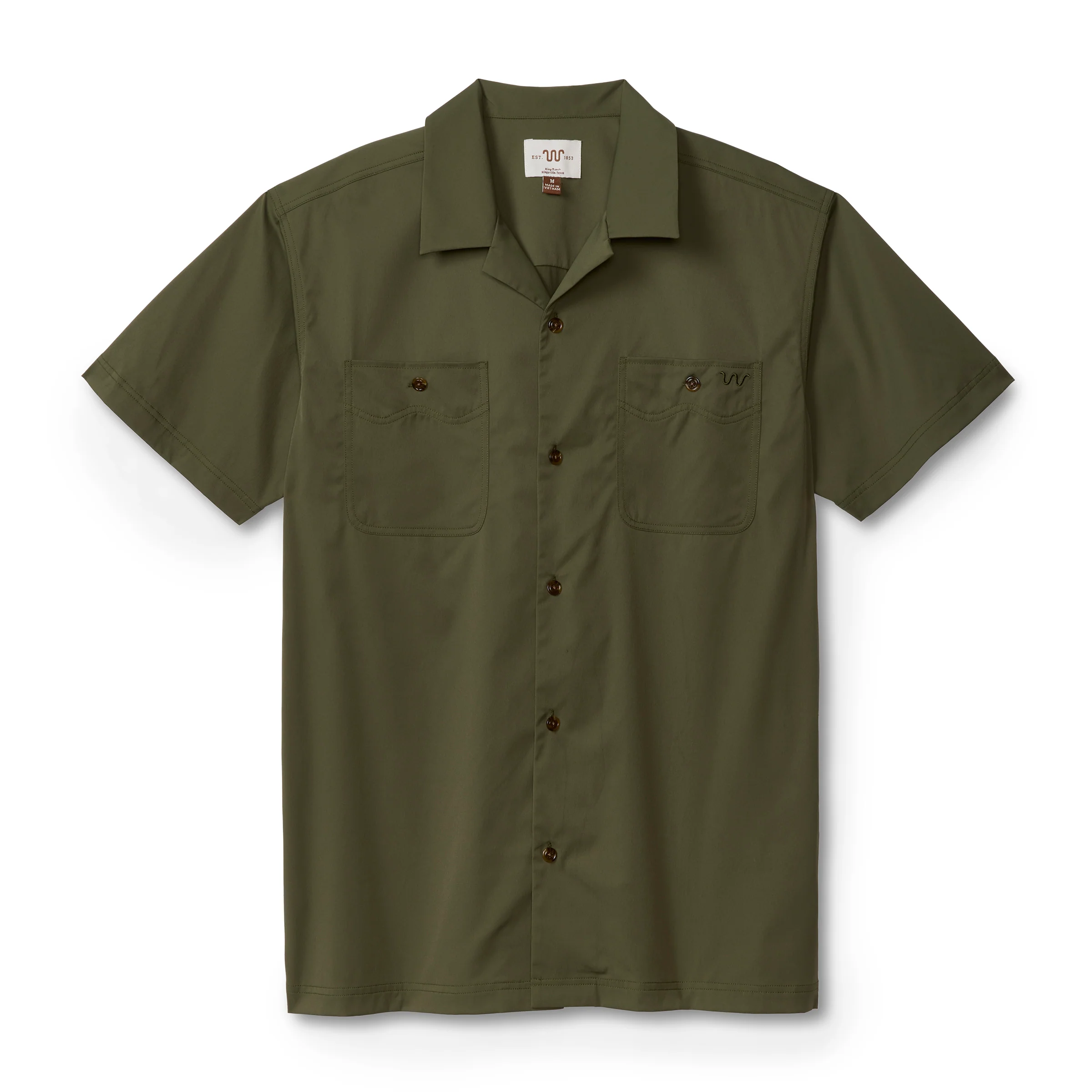 Men's Blue Norther® Canelo Camp Shirt, Solid - Image 14