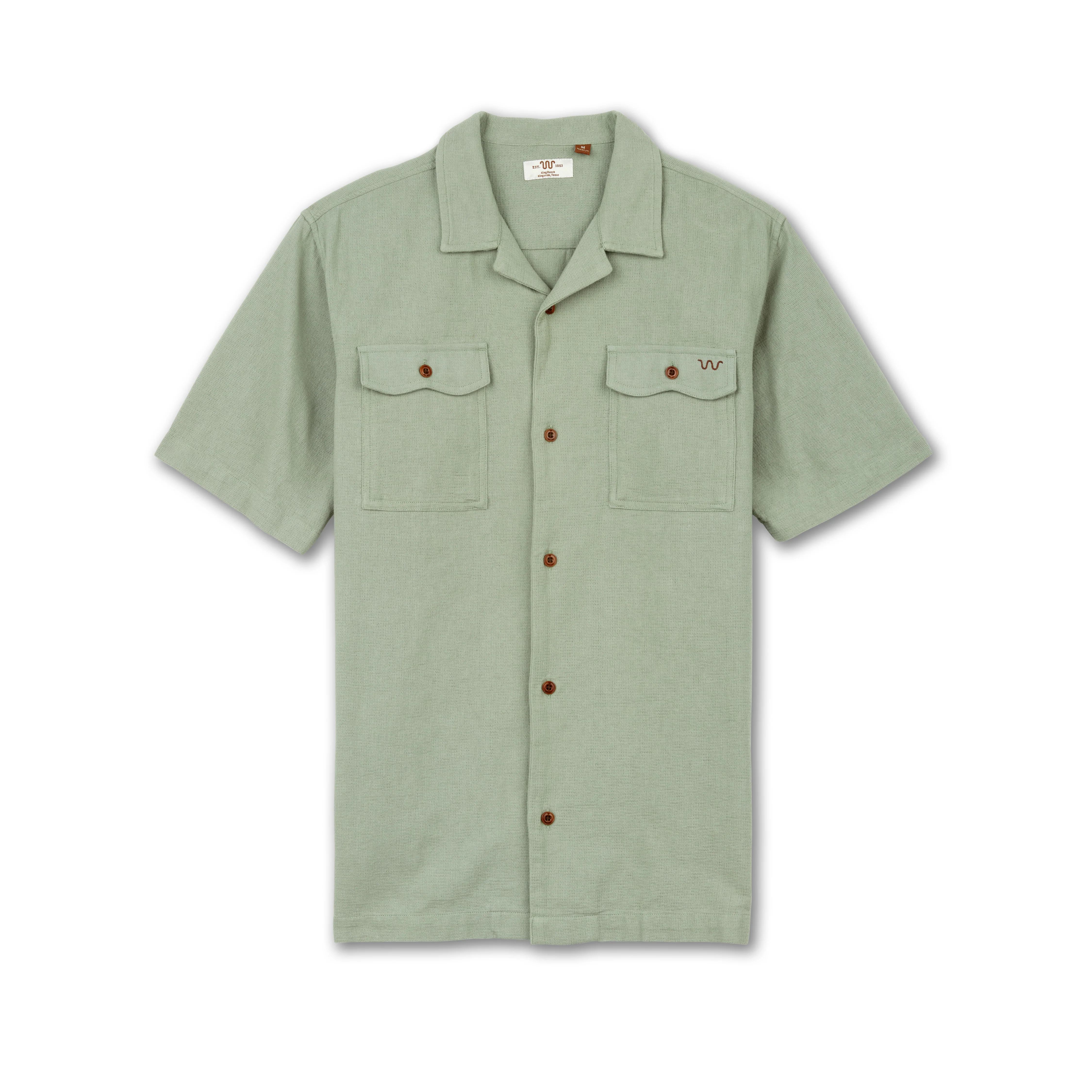 Men's Textured Camp Shirt - Image 5