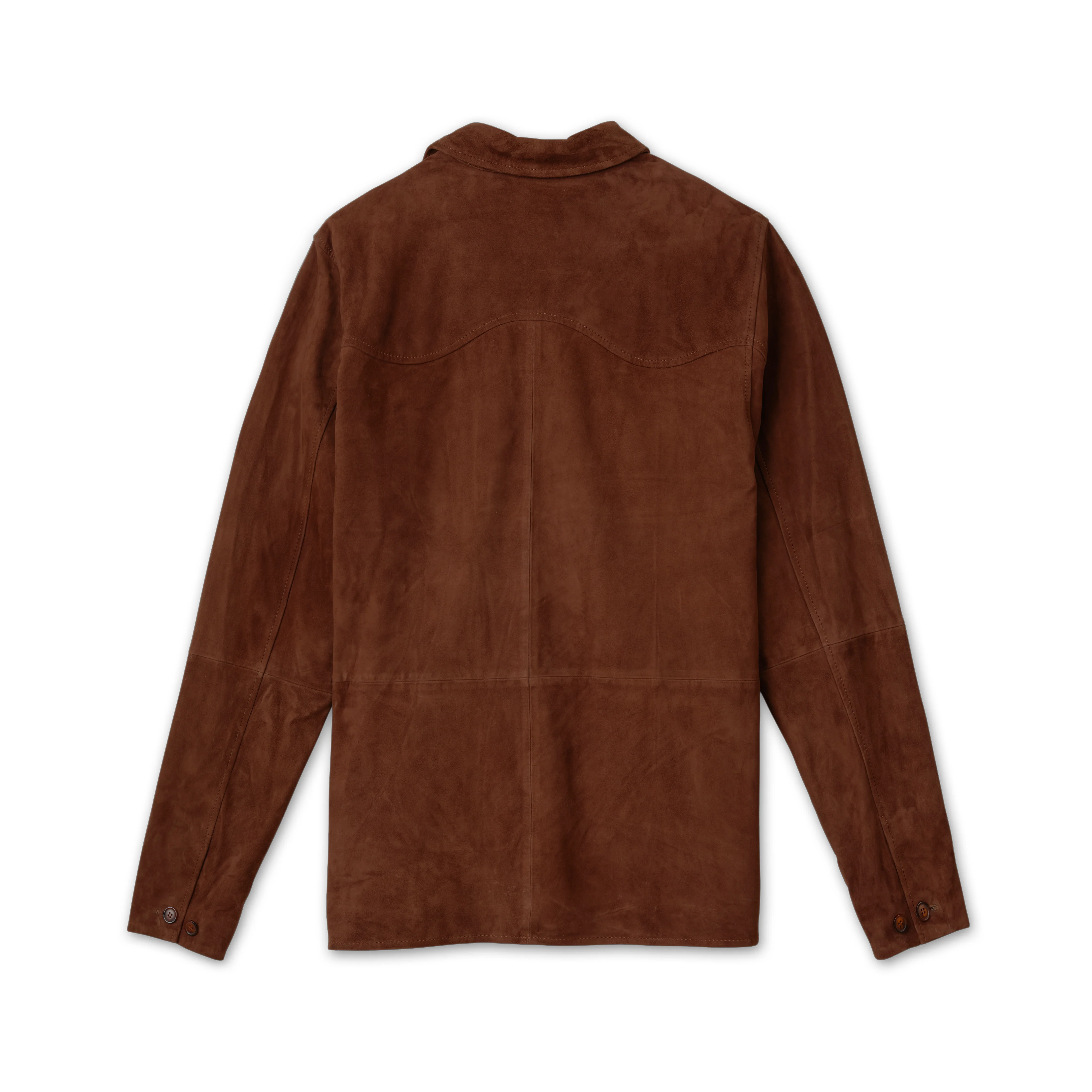 Men's Goat Suede Shacket - Image 3
