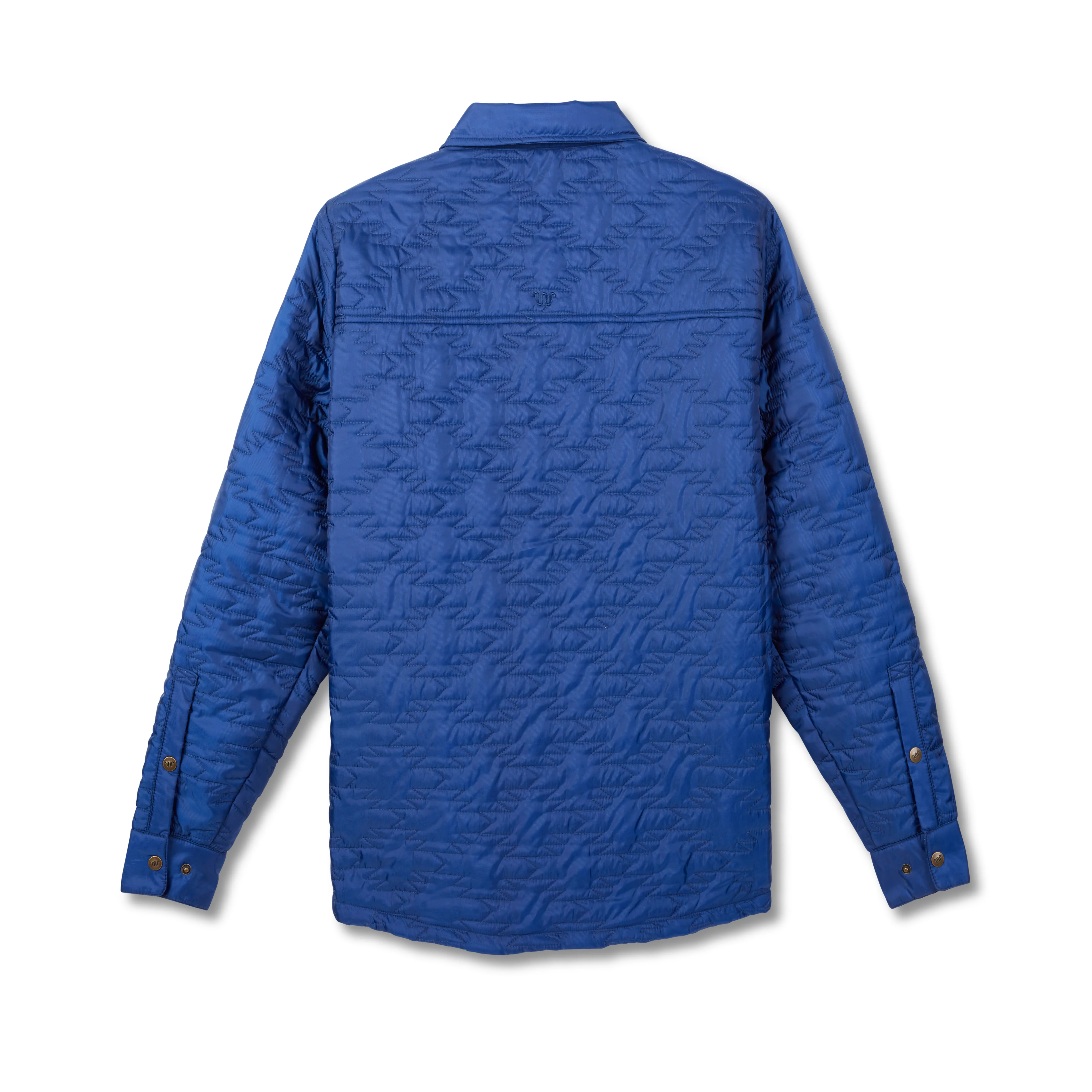 Men's Puff Snap Shirt Jacket w/ Rug Trim - Image 2