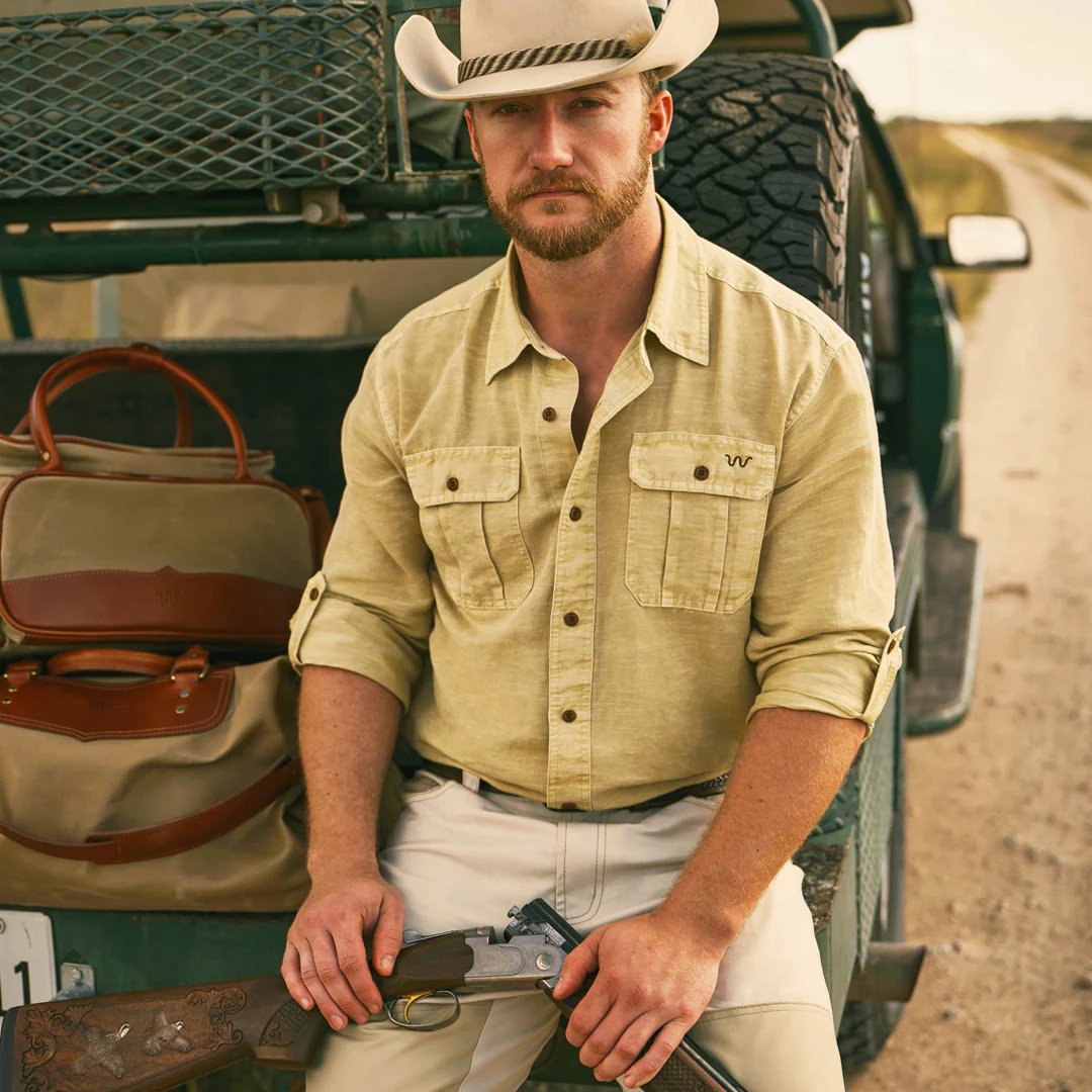 Men's Linen Utility Shirt - Image 16