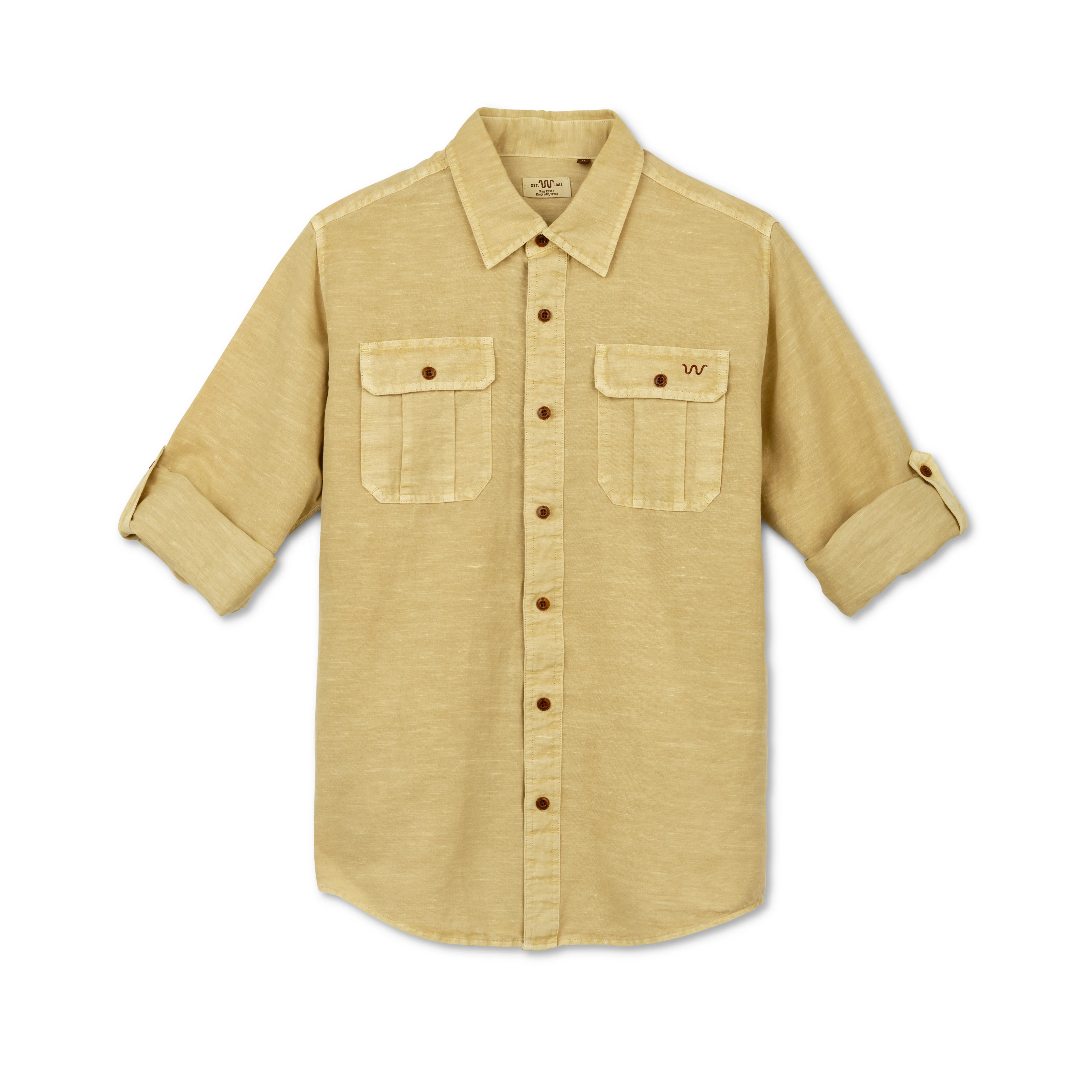 Men's Linen Utility Shirt - Image 18