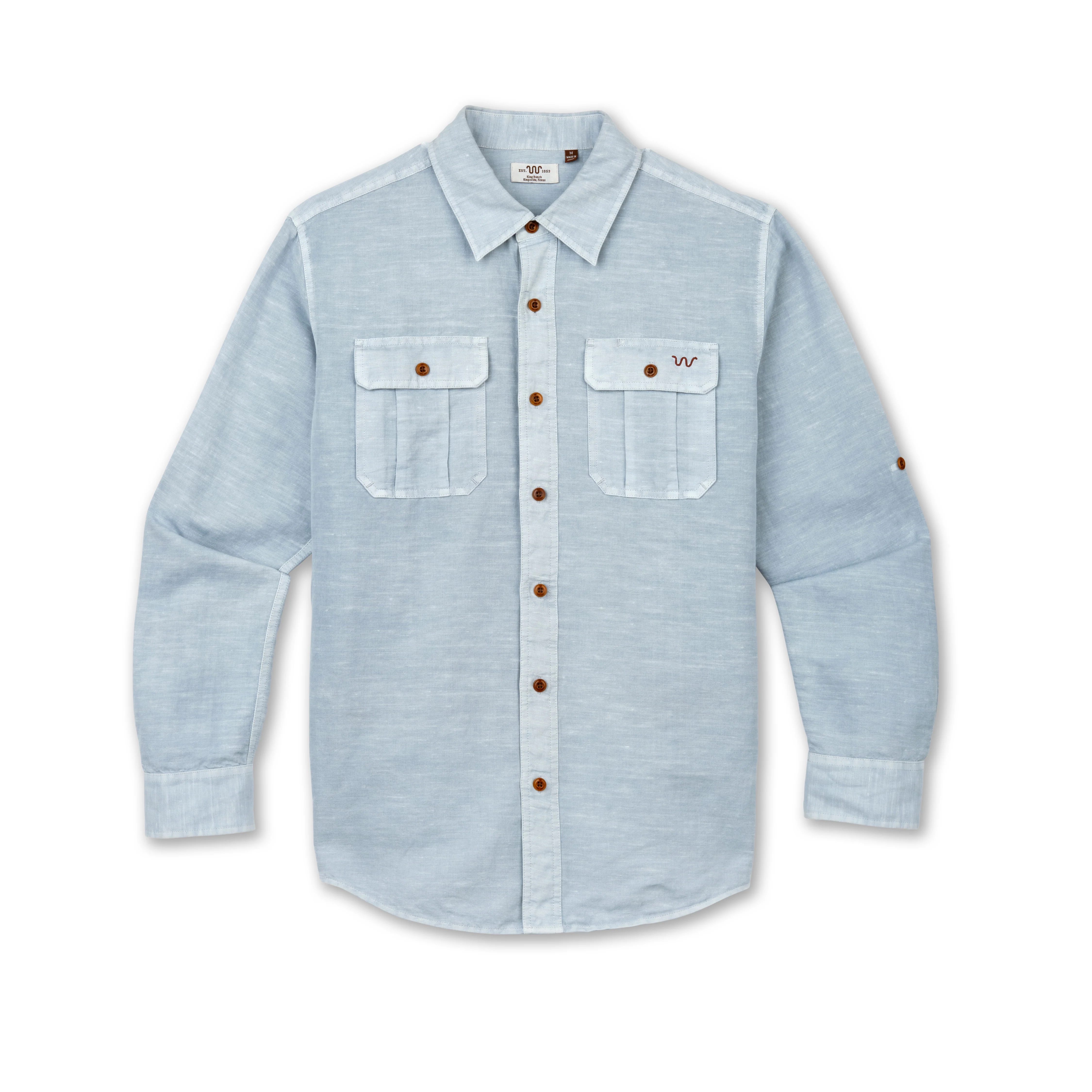 Men's Linen Utility Shirt - Image 25