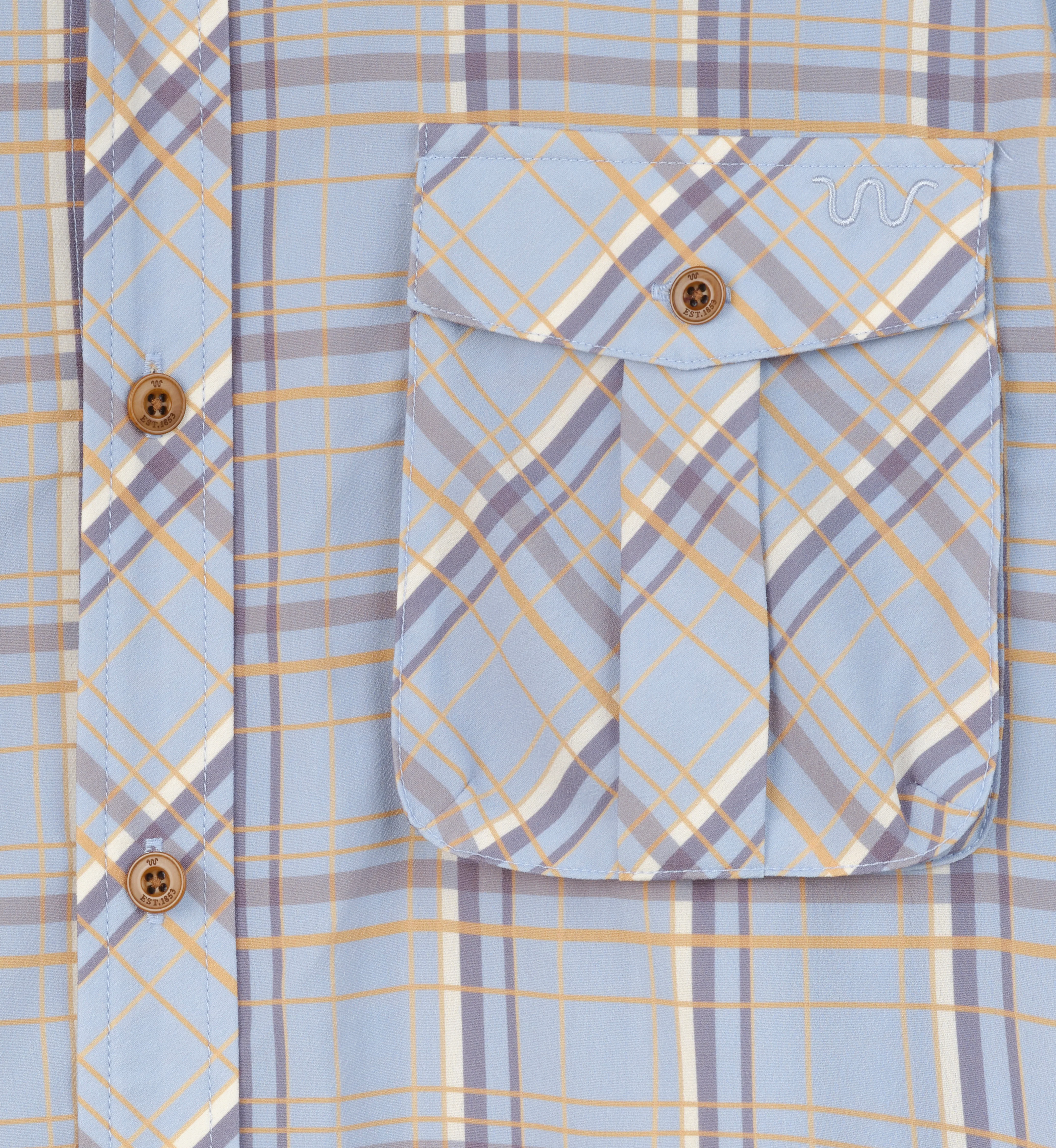 Men's Plaid Utility Shirt - Image 4
