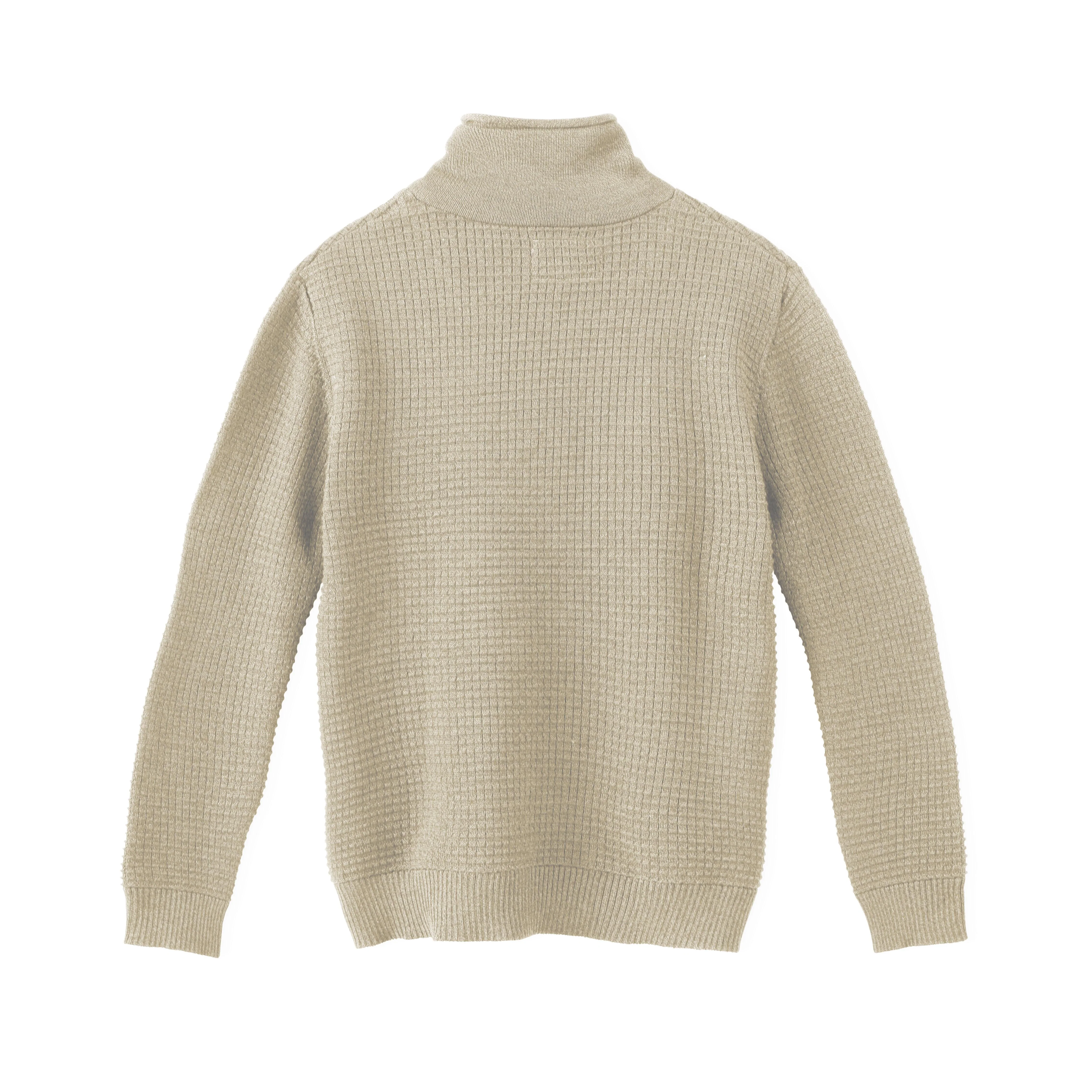 Women's Merino Wool Funnel Neck Sweater - Image 2