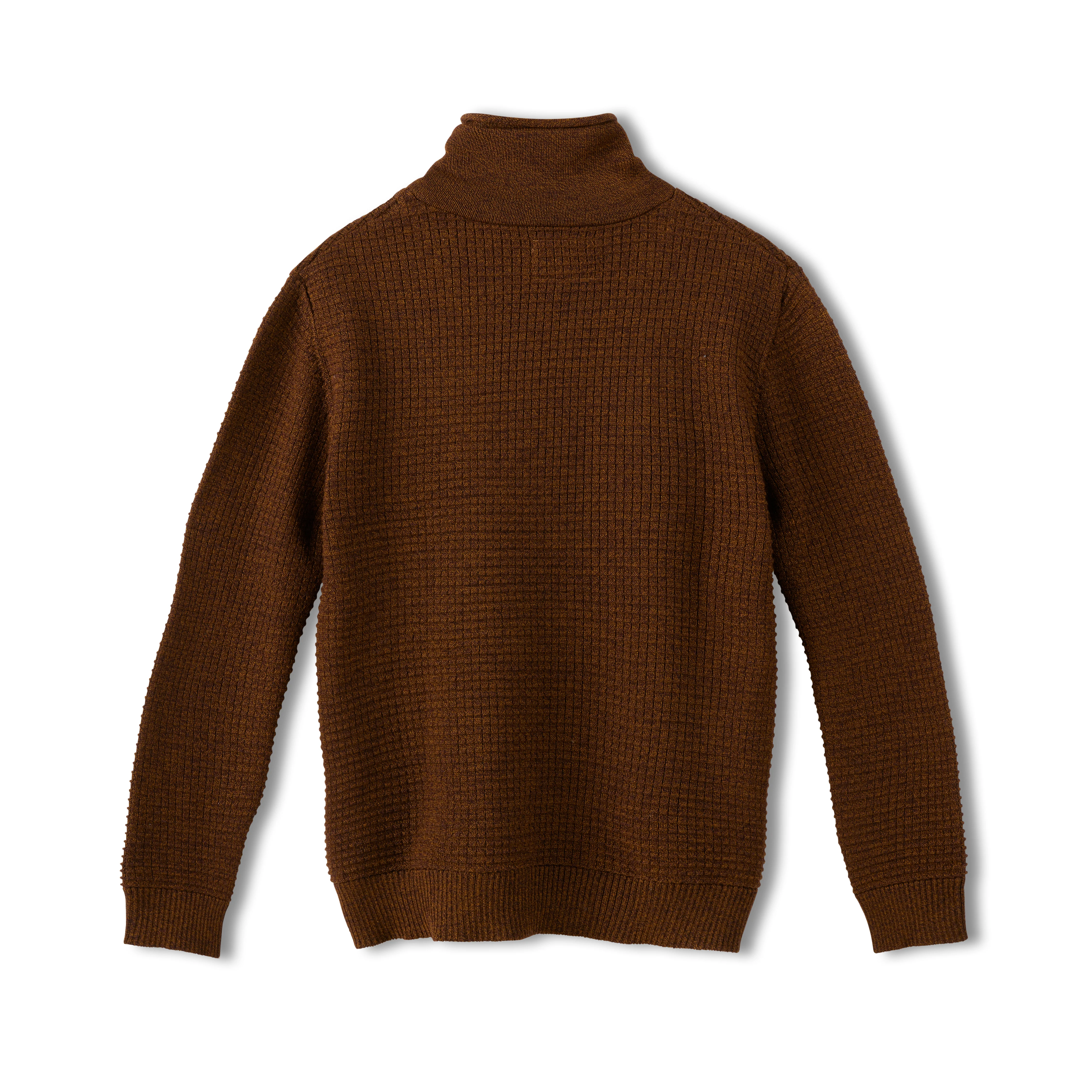 Women's Merino Wool Funnel Neck Sweater - Image 4