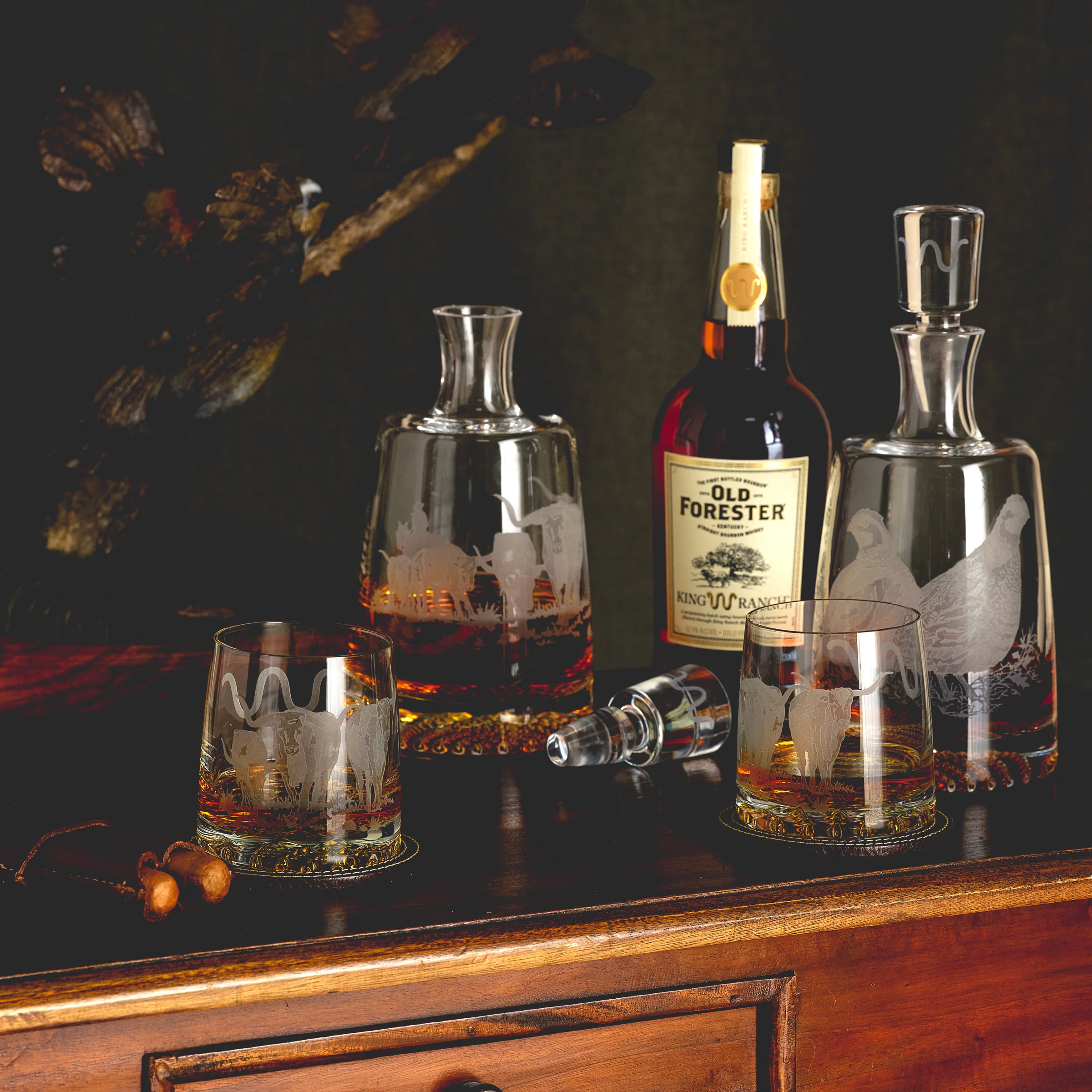 Presidential Longhorn Decanter - Image 3
