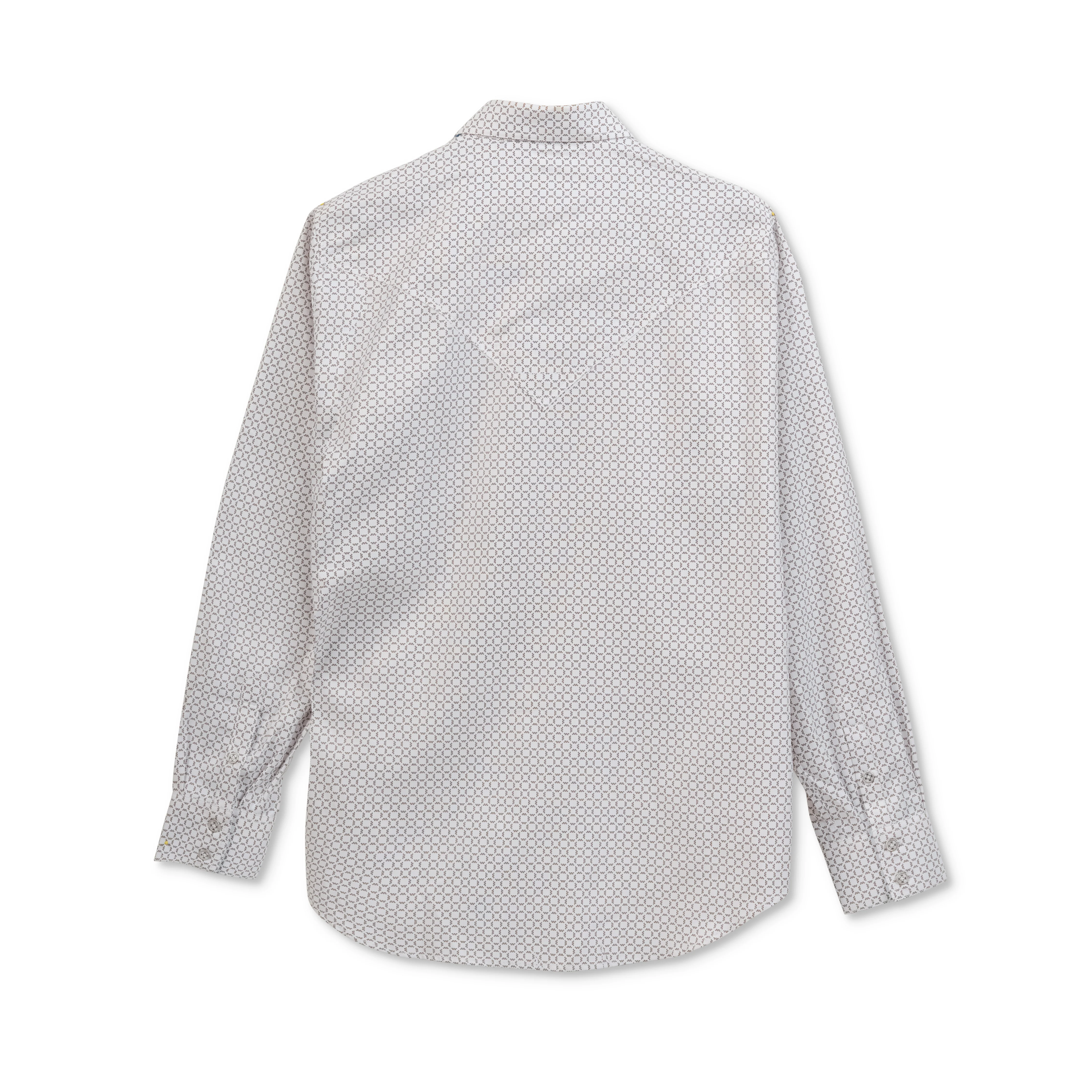 Men's Printed Squares W Collar Shirt - Image 2