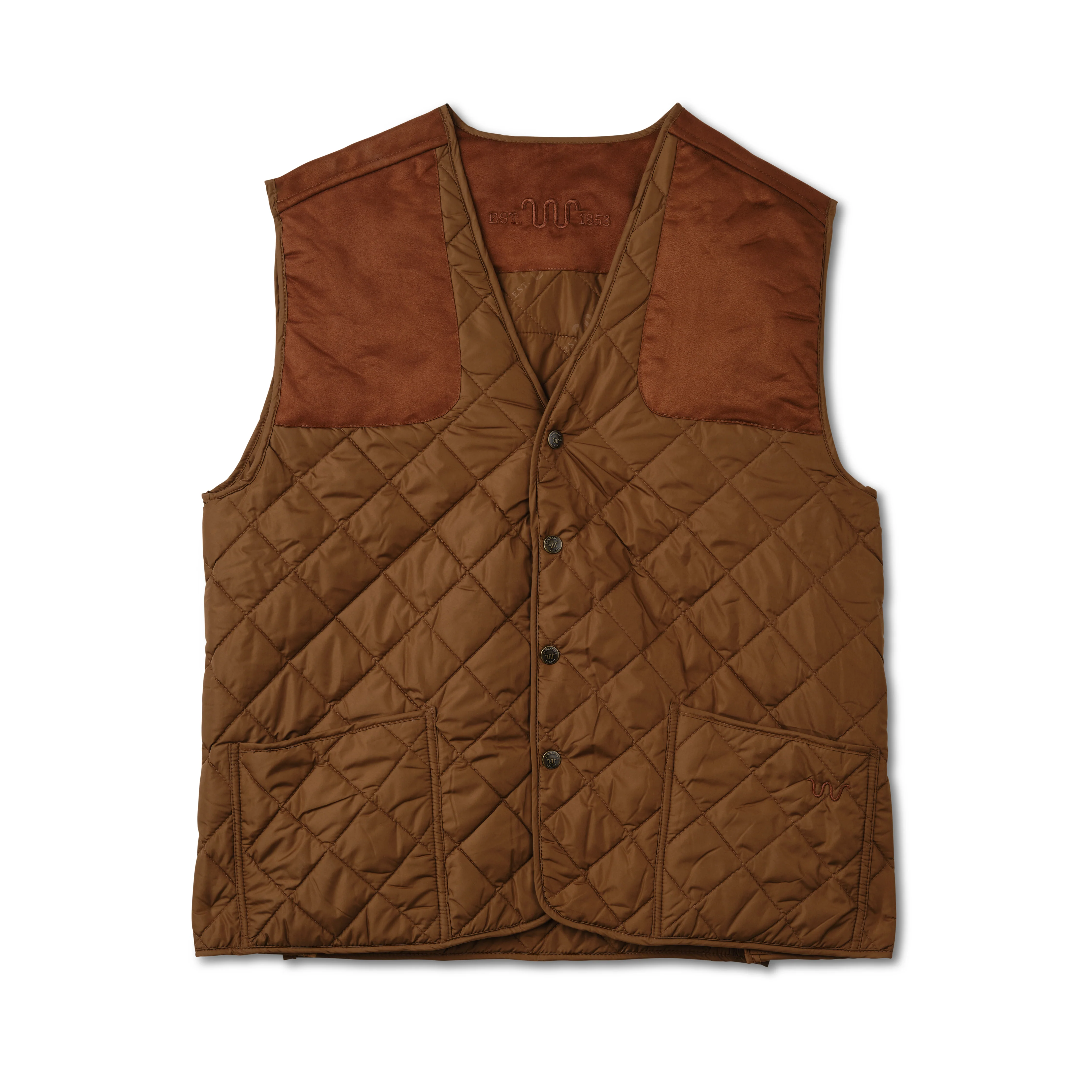 Men's Quilted Ranch Vest - Image 5