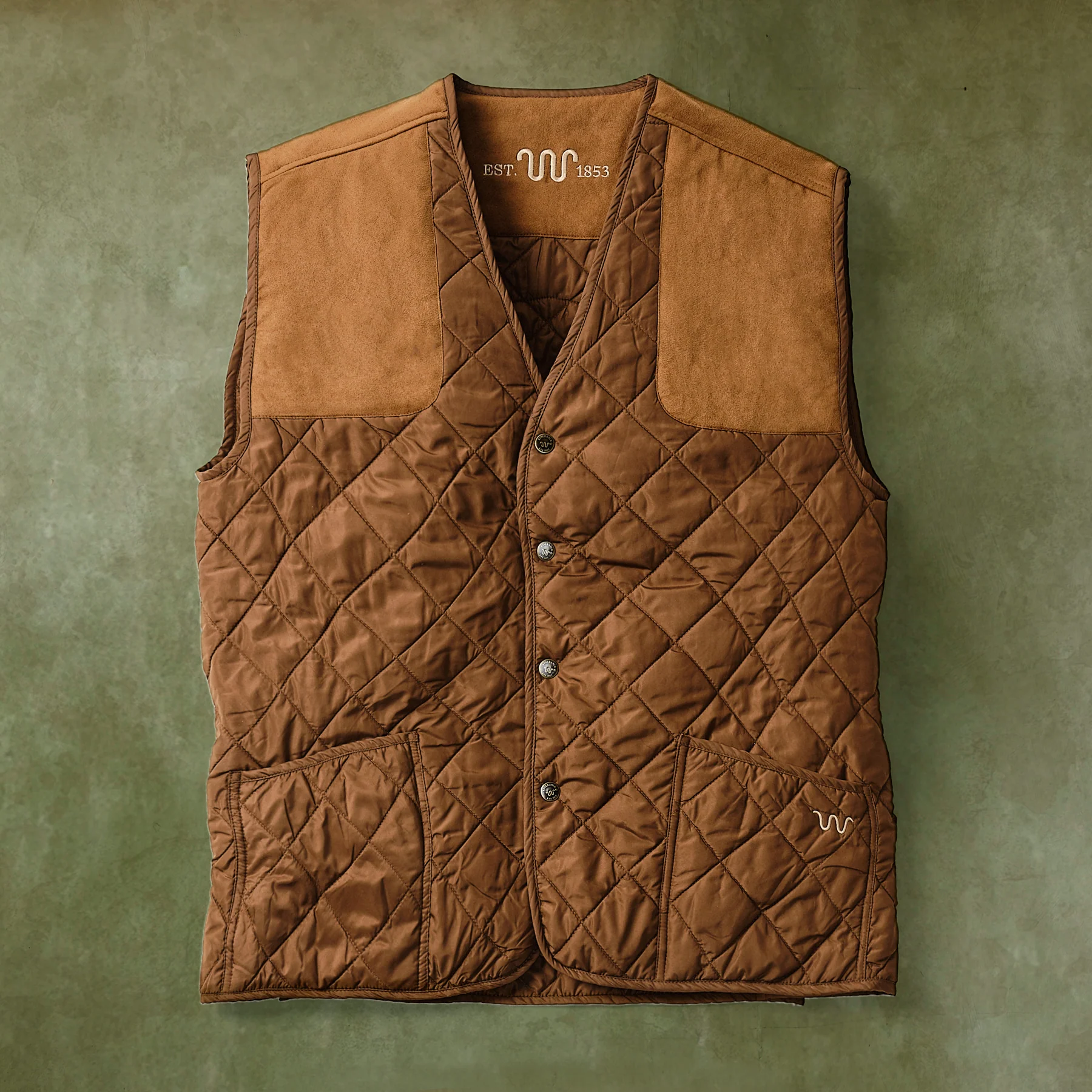 Men's Quilted Ranch Vest - Image 9
