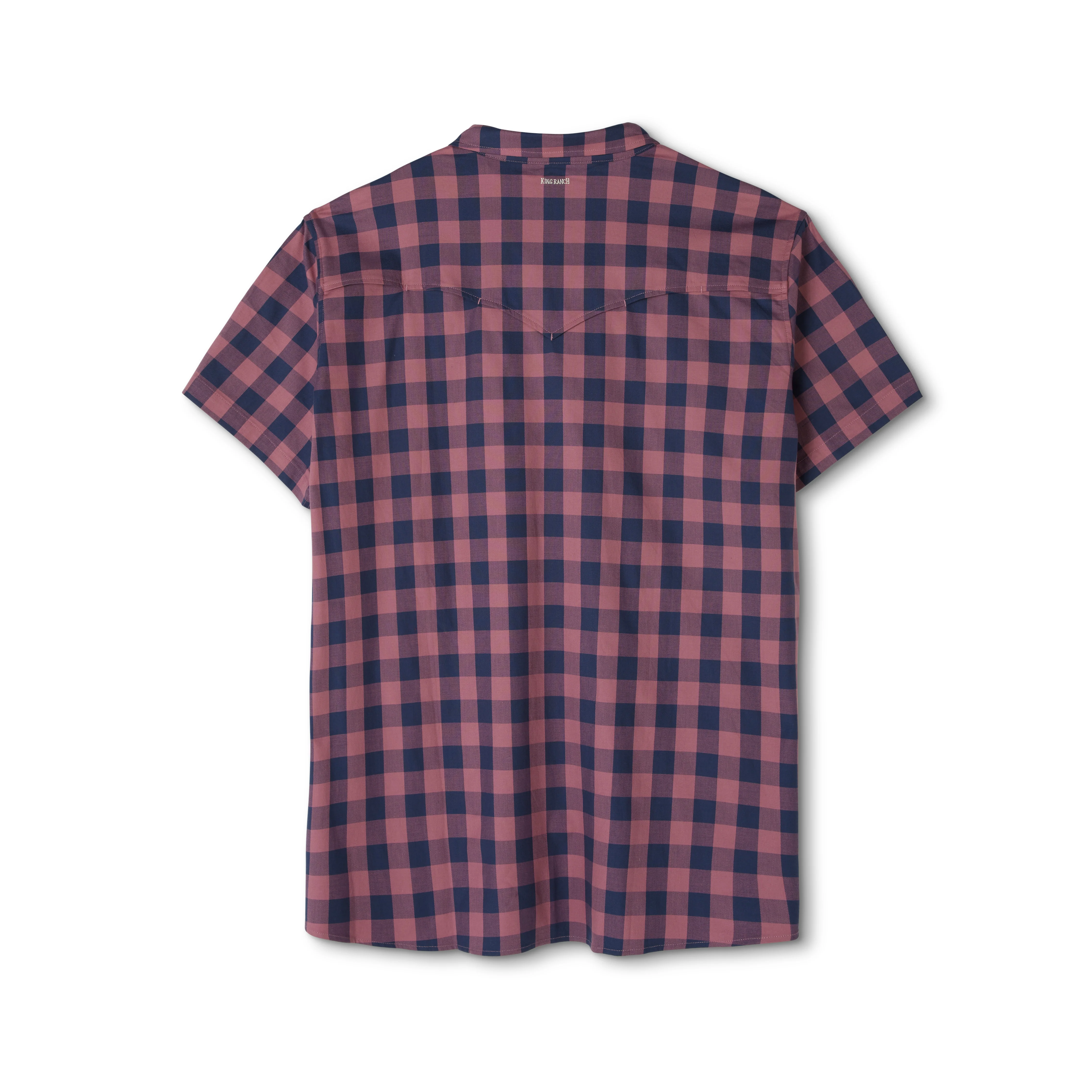 Men's S/S Western Snap Shirt - Plaid - Image 2