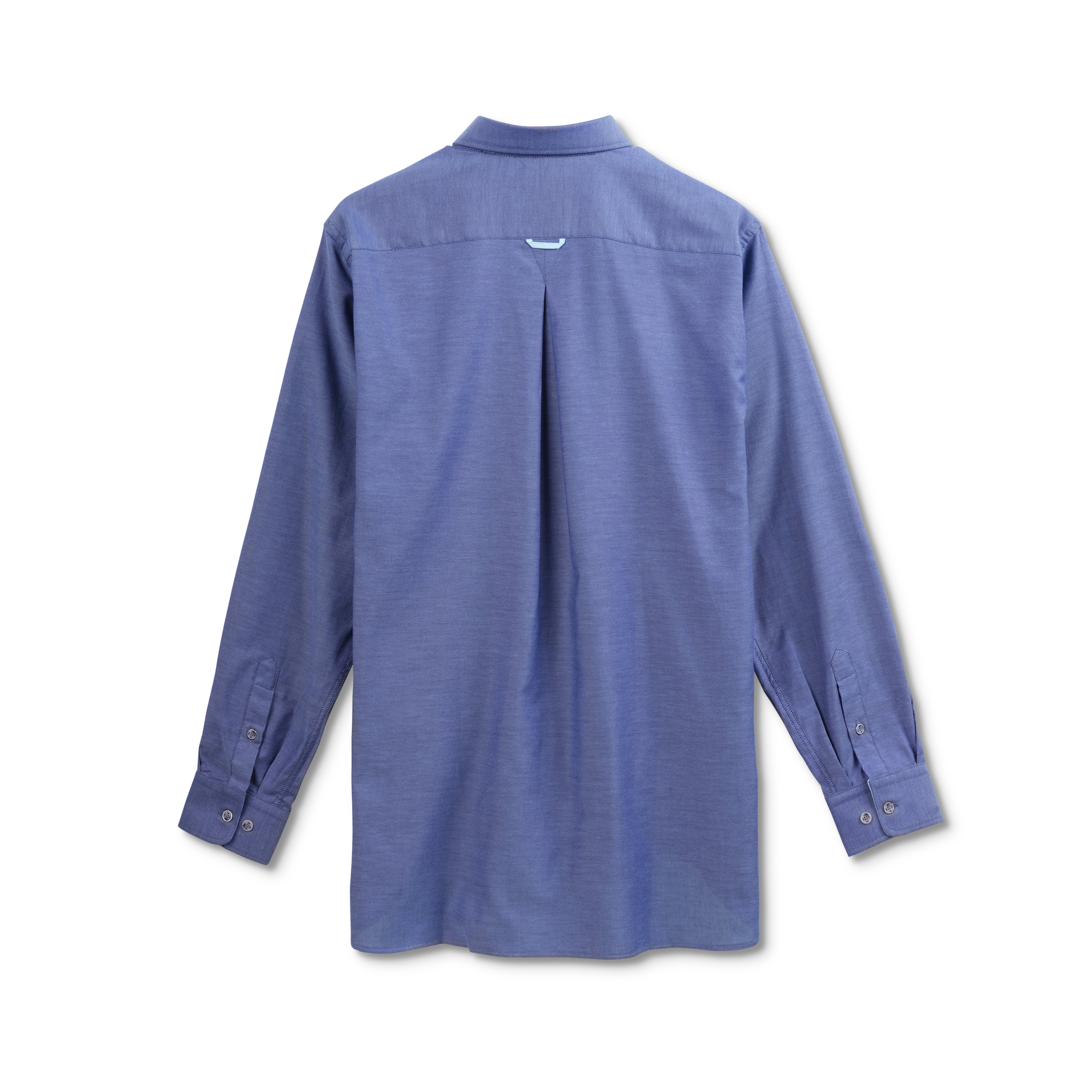 Men's Solid Oxford Shirt With Running W Trim - Image 4
