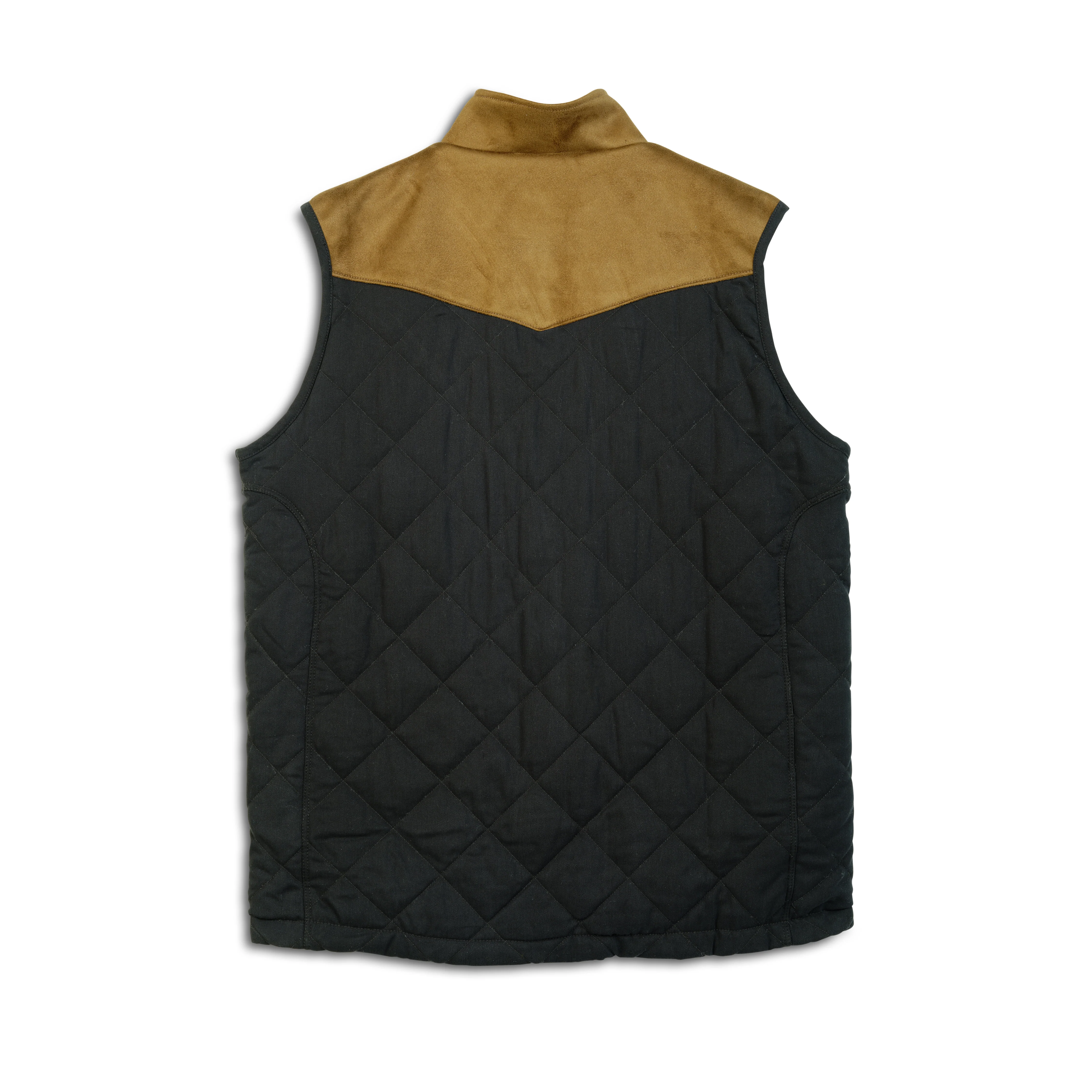 Men's Stretch Duck Twill Vest W/Suede - Image 2