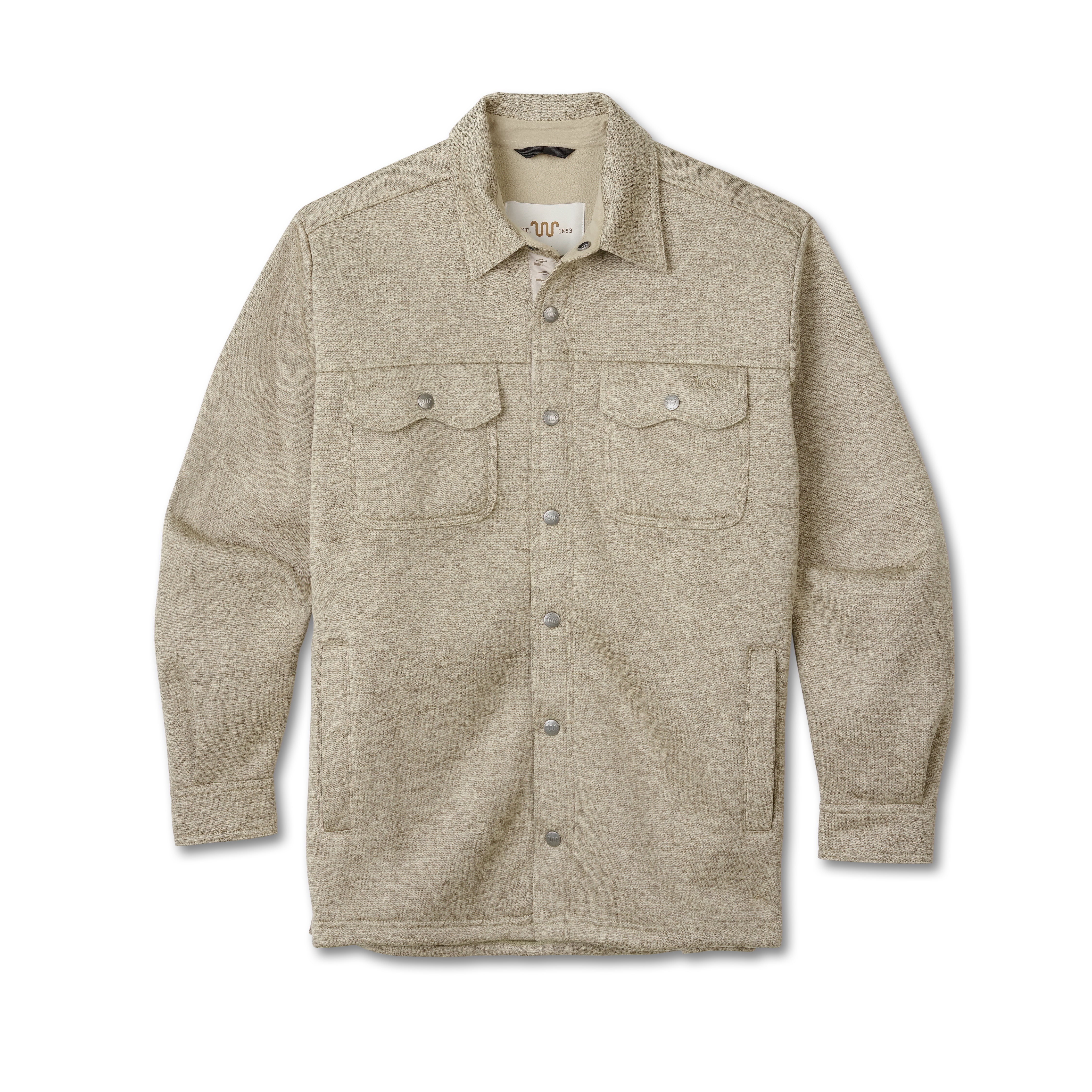 Men's Sweater Fleece Shirt Jacket - Image 10