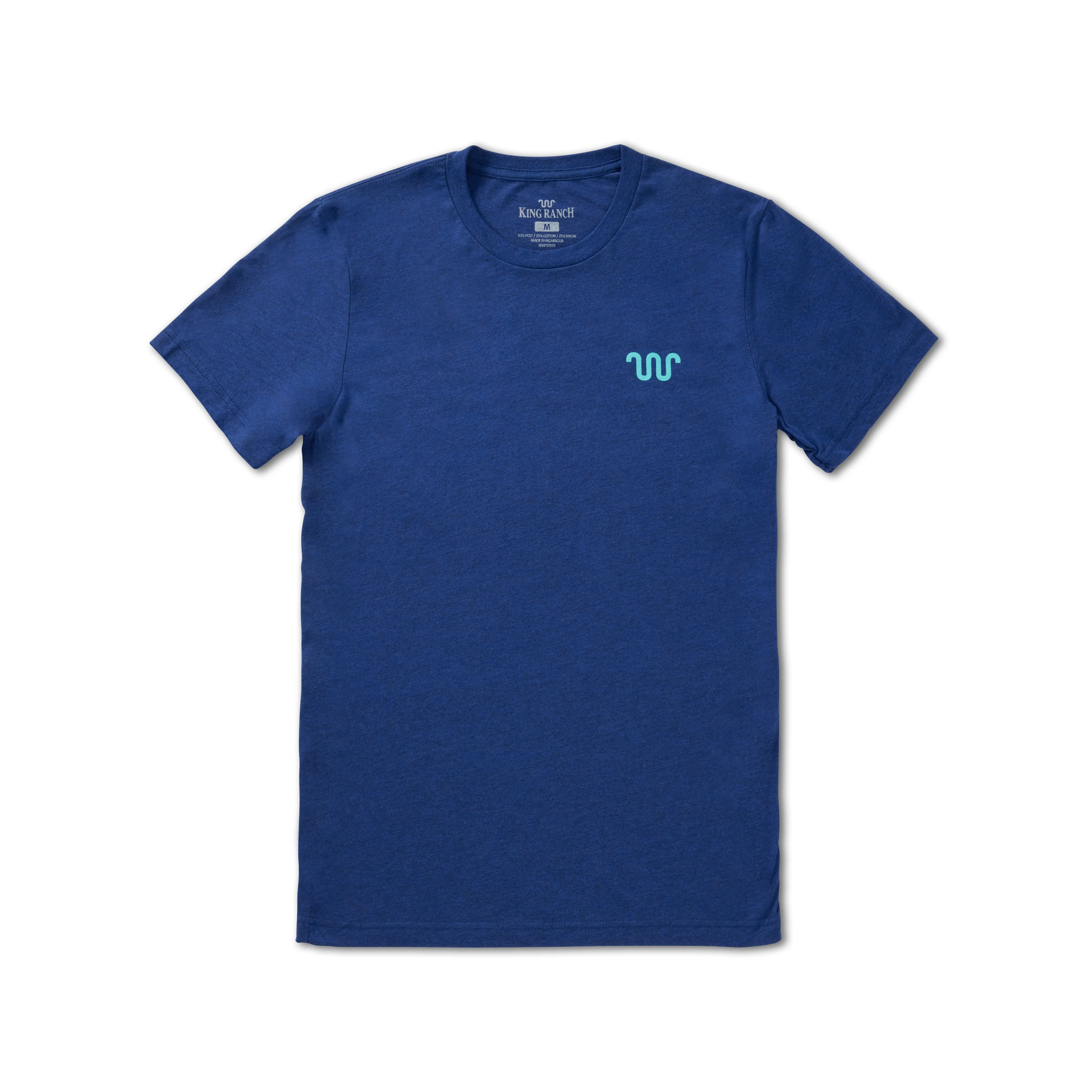 Men's Traveling W Left Chest Solid Tee - Image 2
