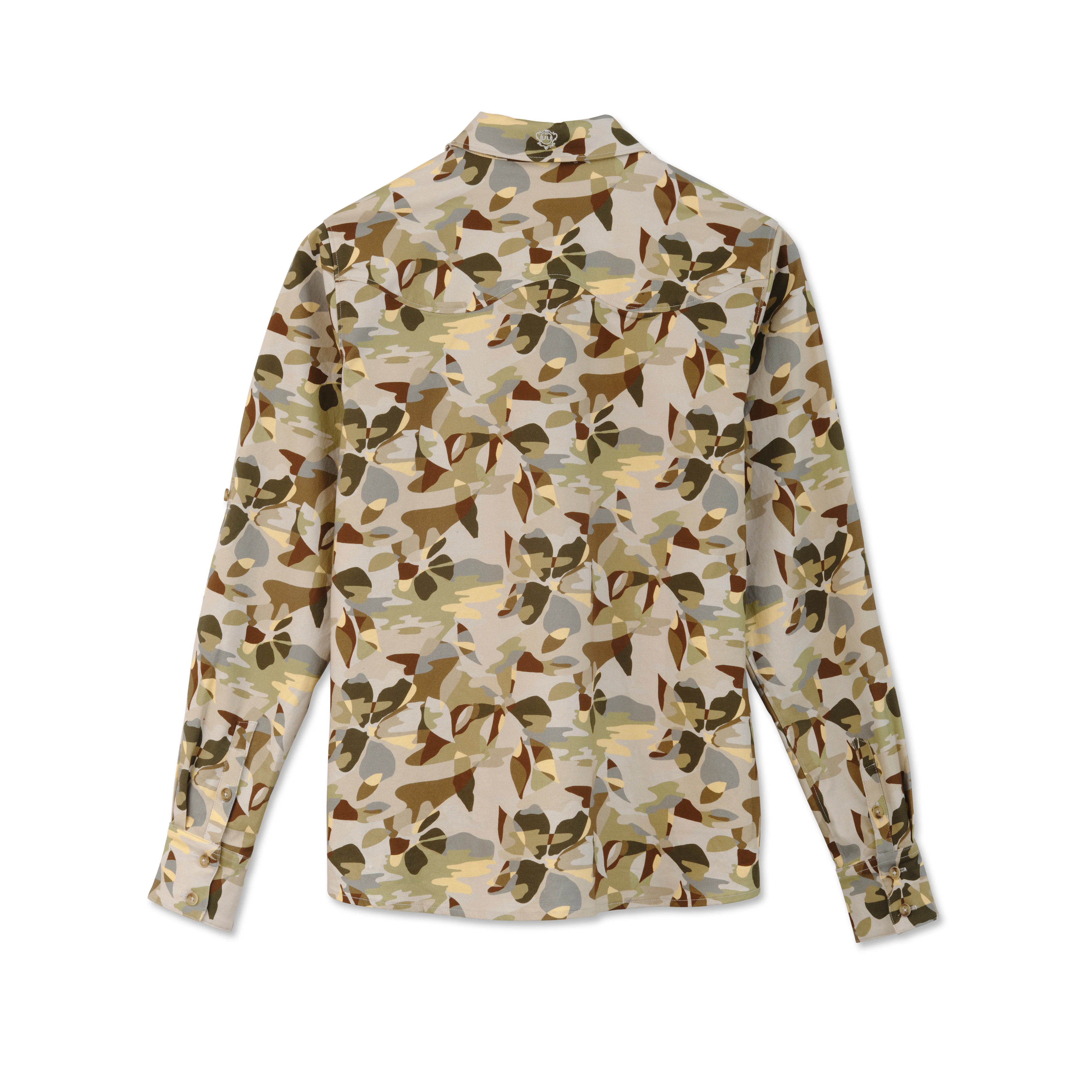Women's Washed Twill Floral Camo Chore Shirt - Image 2