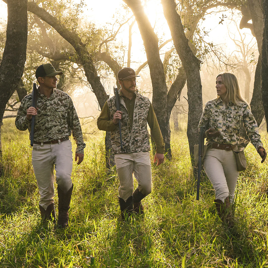 Women's Washed Twill Floral Camo Chore Shirt - Image 5