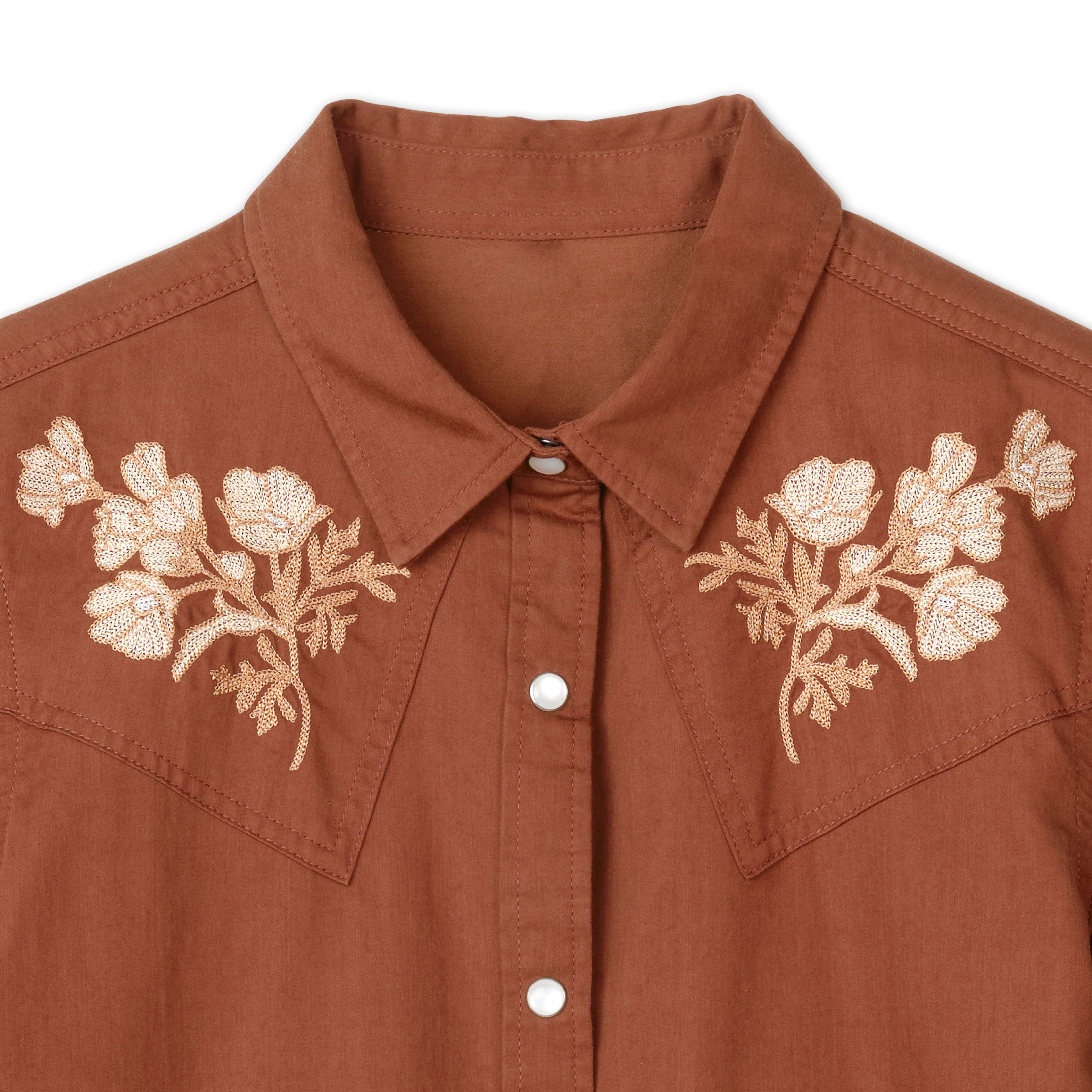 Women's Embroidered Ranch Shirt - Image 4