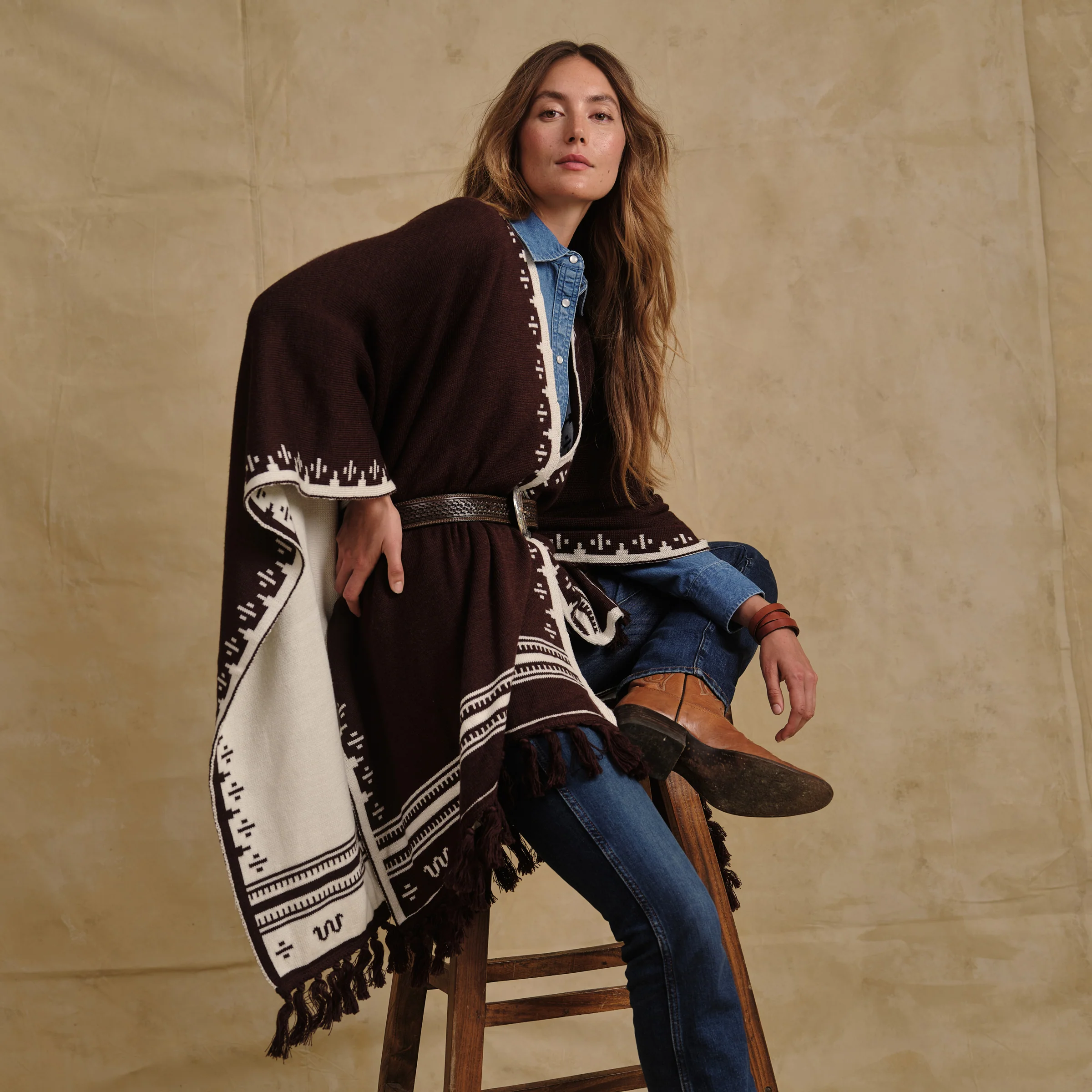 Women's Merino Wool Wrap - Image 5