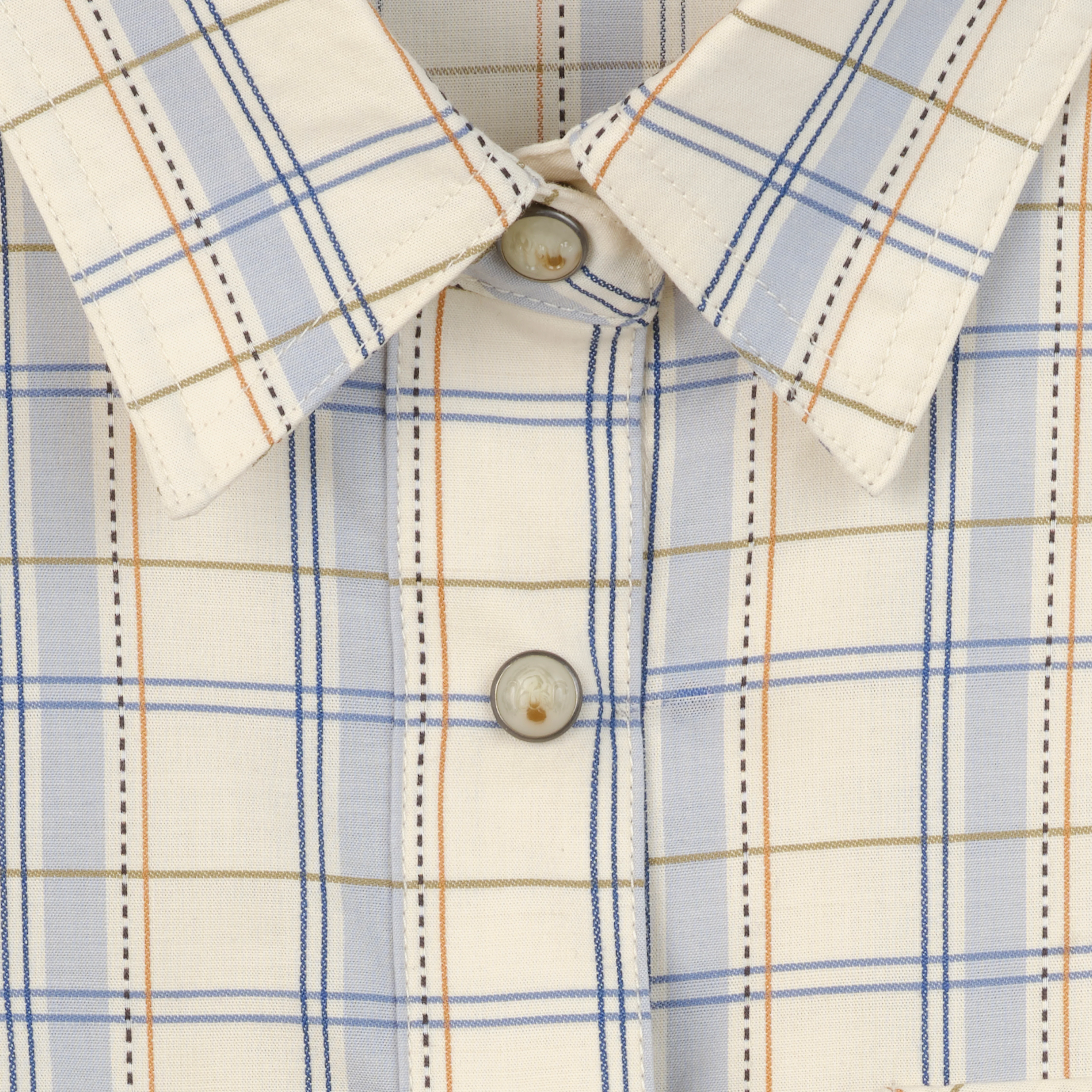 Women's W Yoke Button Down Shirt, Plaid - Image 4